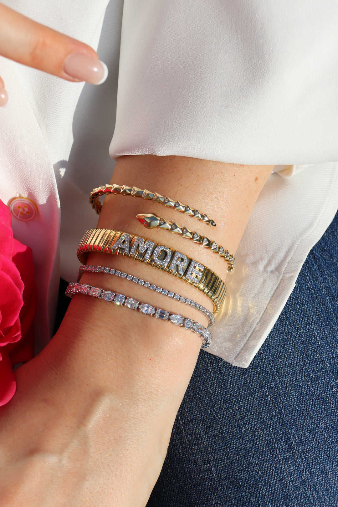 Petite Diamond Tennis Bracelet