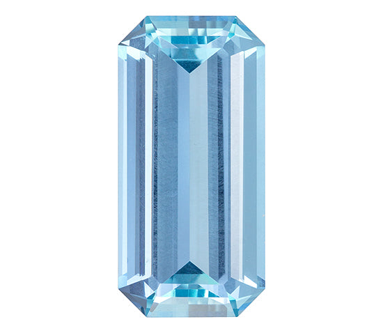 8.18ct Emerald Cut Aquamarine - Loose