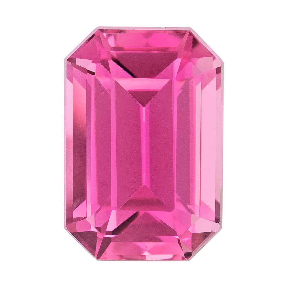 2.35ct Emerald Cut Pink Tourmaline - Loose