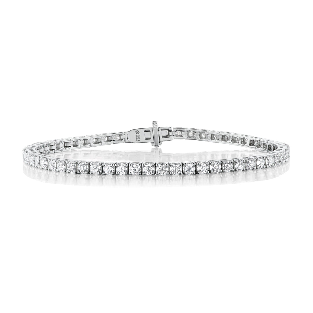Classic Diamond Tennis Bracelet (0.03ct ea) in 18K Gold