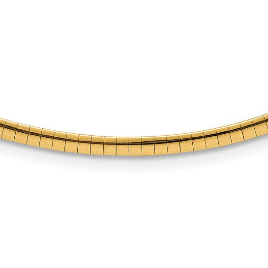 18K Yellow Gold 3.2mm Omega Chain