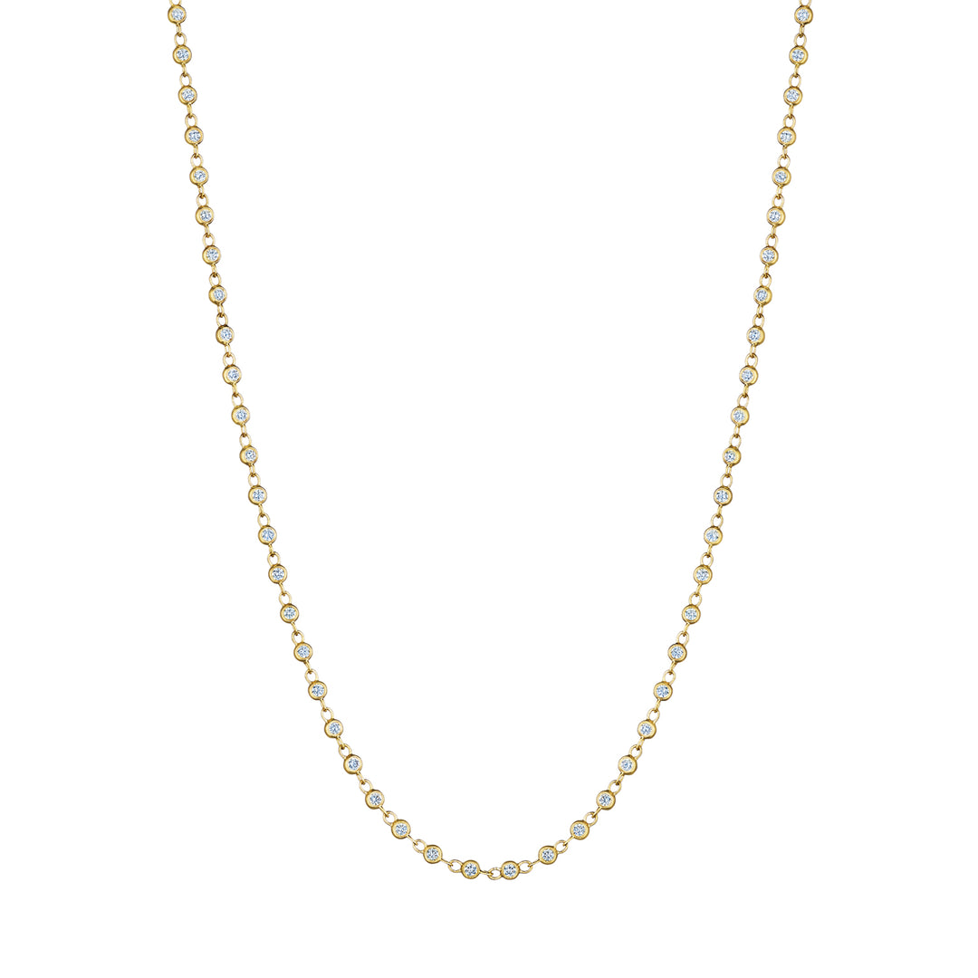 Diamonds by the Yard Diamond Chain Necklace in 18K Gold