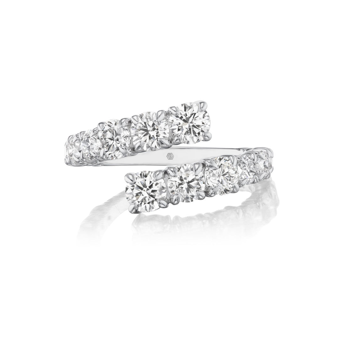 2.12ctw Diamond Wrap Ring in 18K Gold