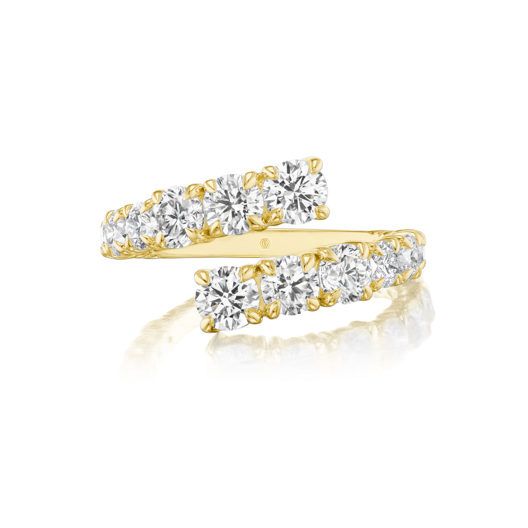 2.12ctw Diamond Wrap Ring in 18K Gold