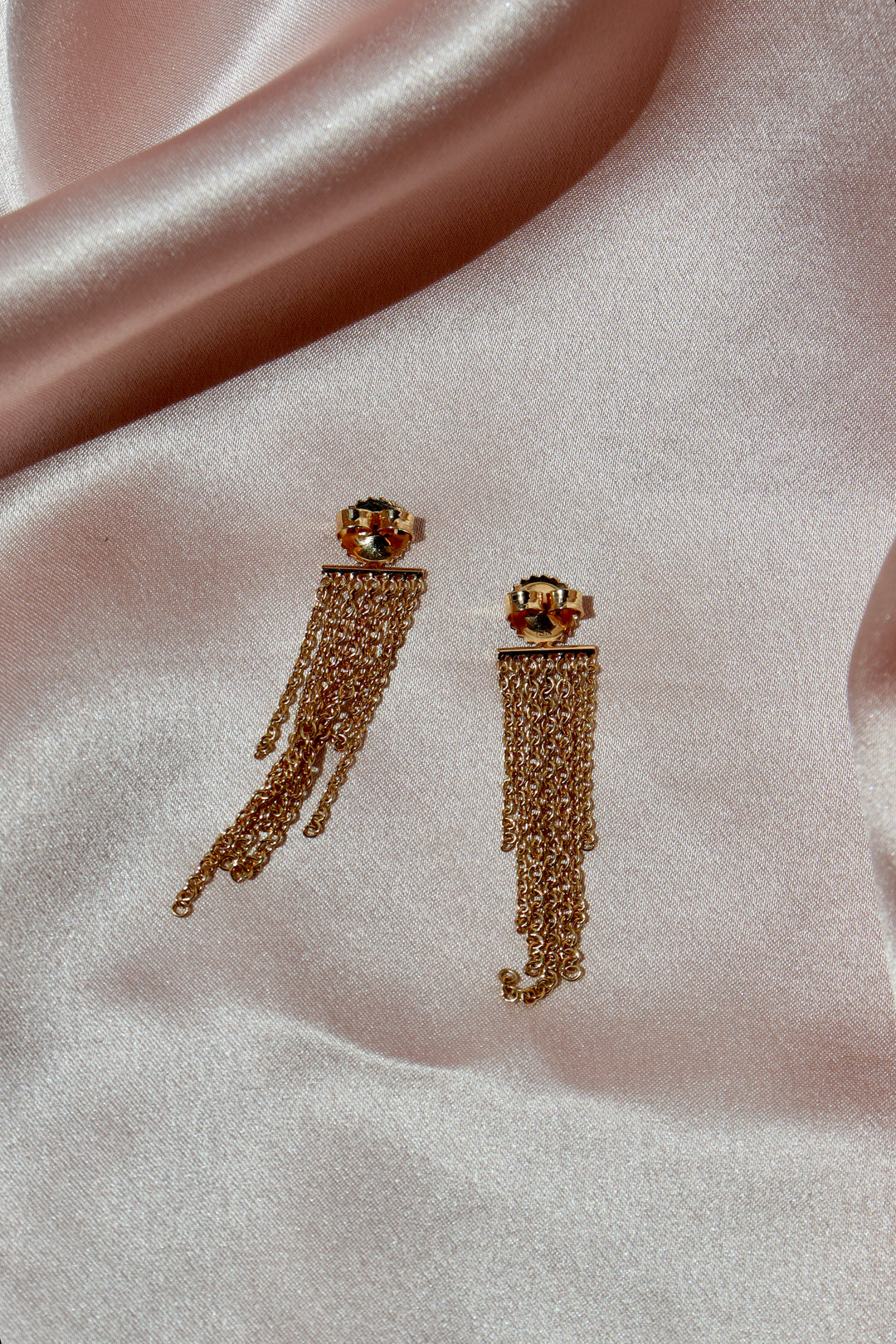 18K Gold Fringe Earring Enhancers