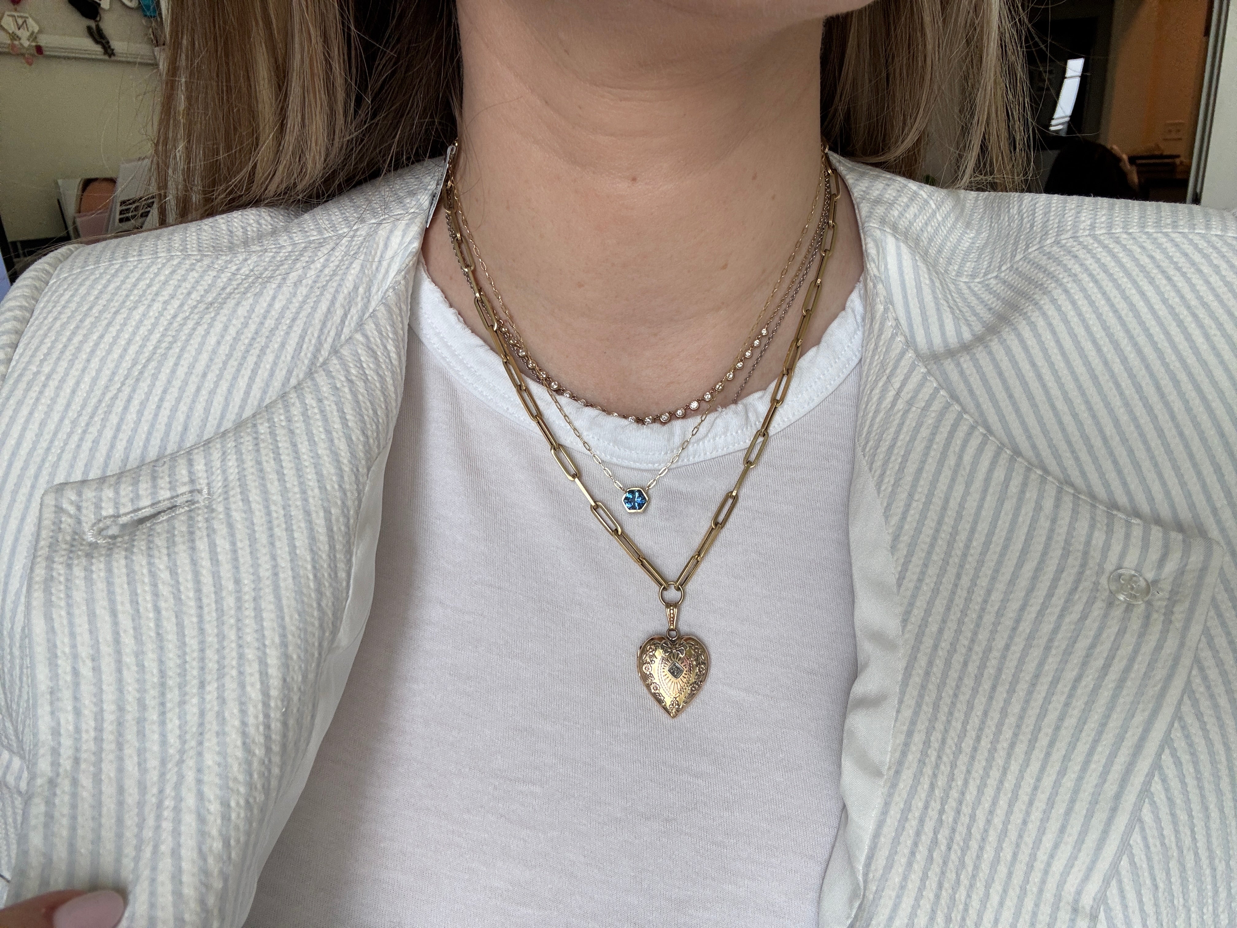 18 Carat Gold Necklace Set For Women 11 In Gold Necklace Woman Chains