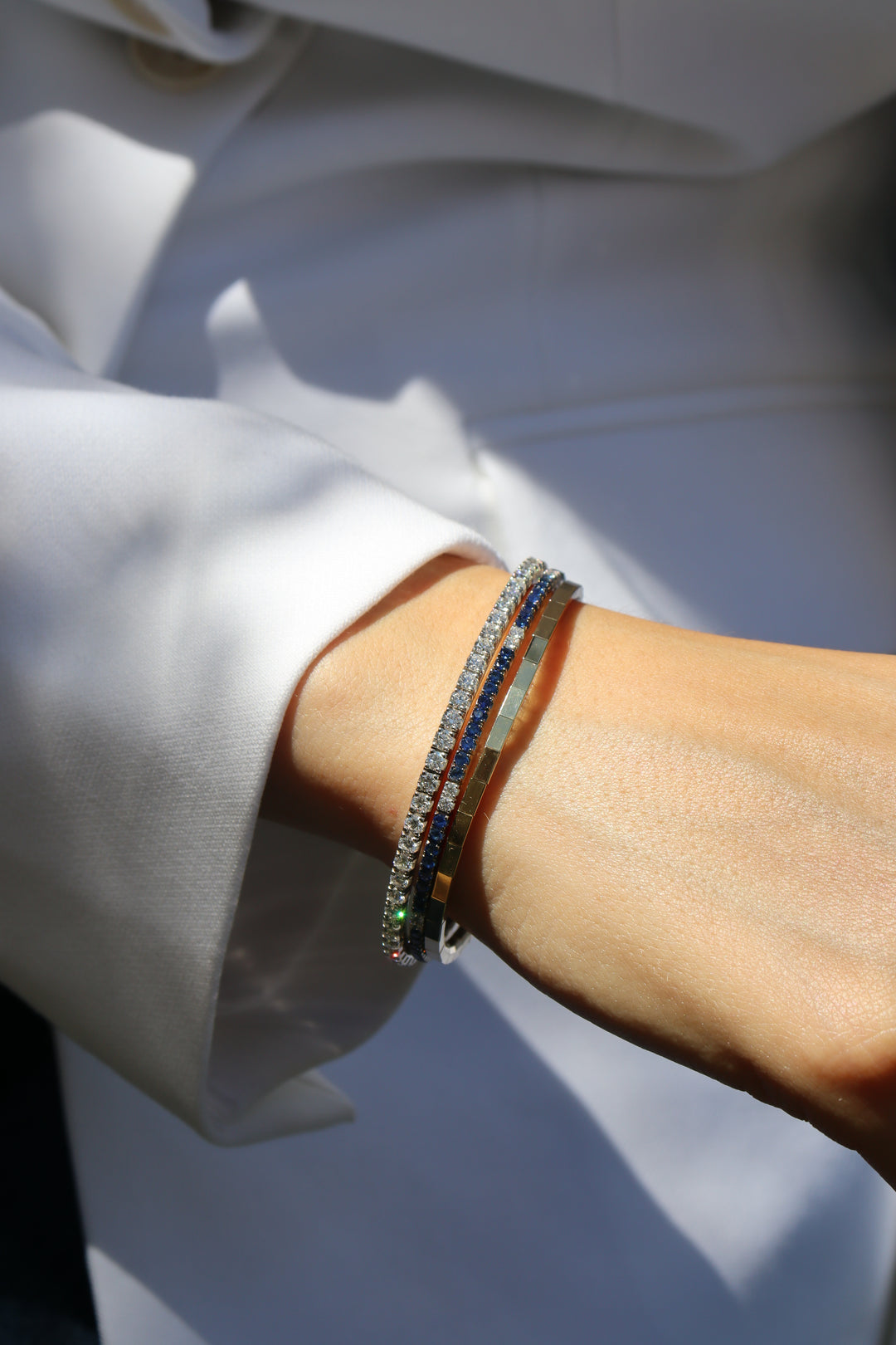 Gold Paris Extensible Stretch Bracelet in 18K Yellow Gold