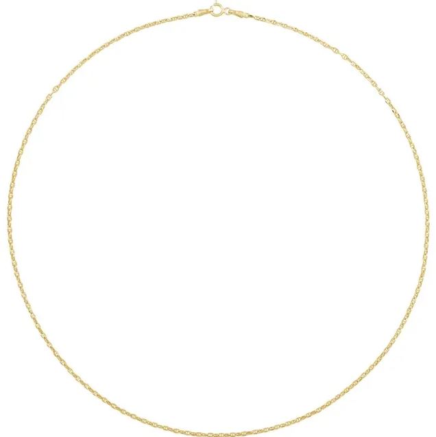 14K Yellow Gold Anchor Chain