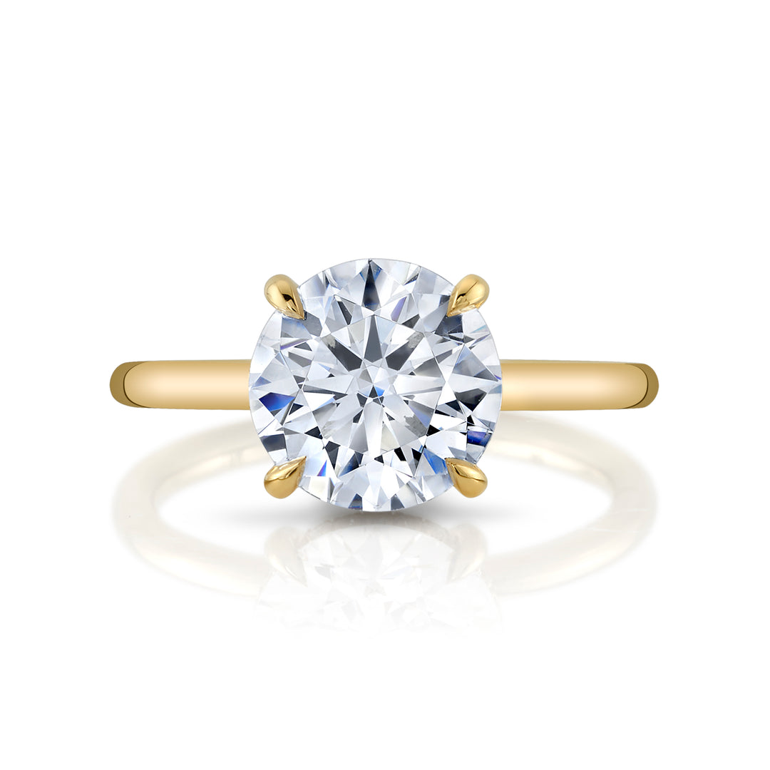 Nicole Mera Classic Dainty Solitaire in 18K Gold