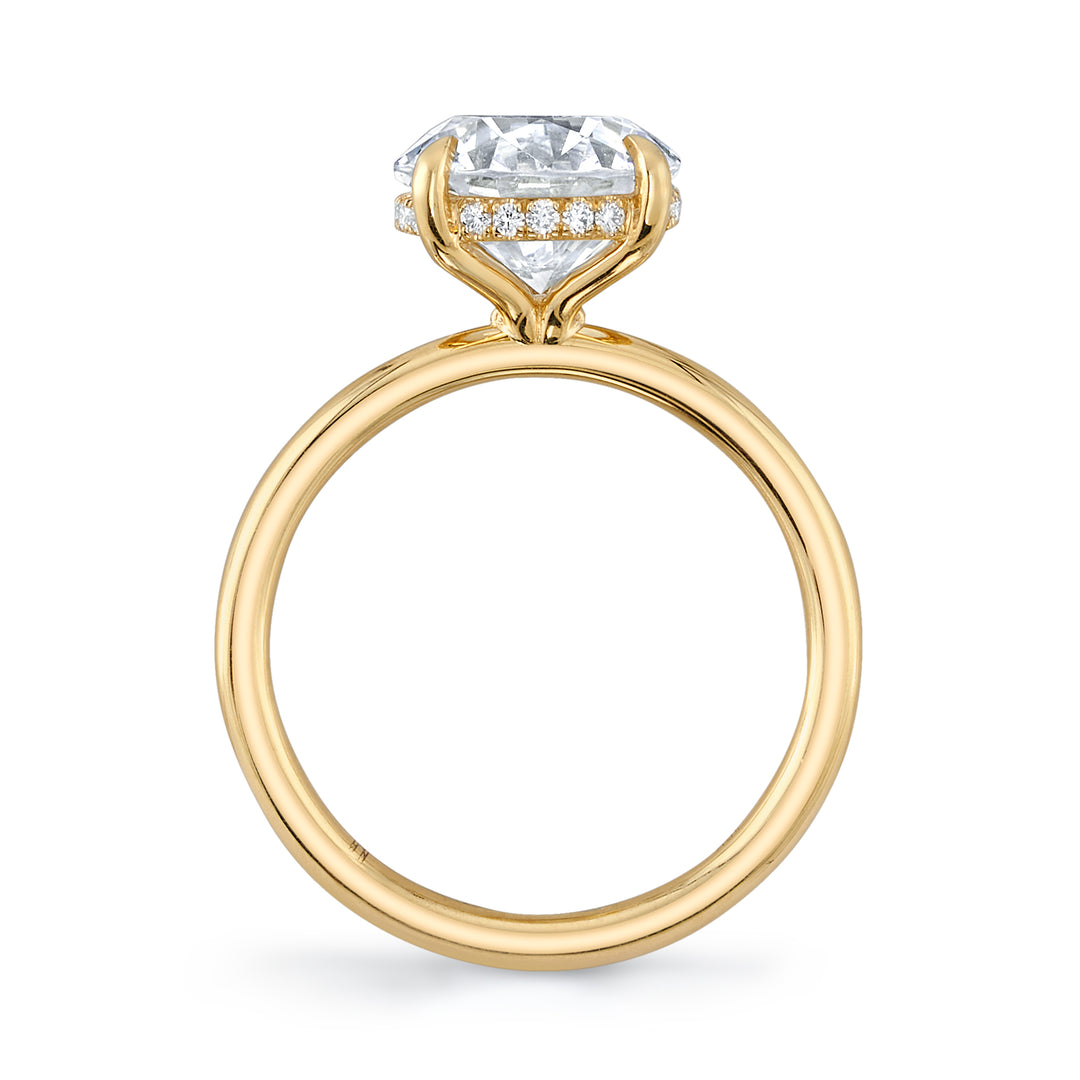 Nicole Mera Classic Dainty Solitaire in 18K Gold