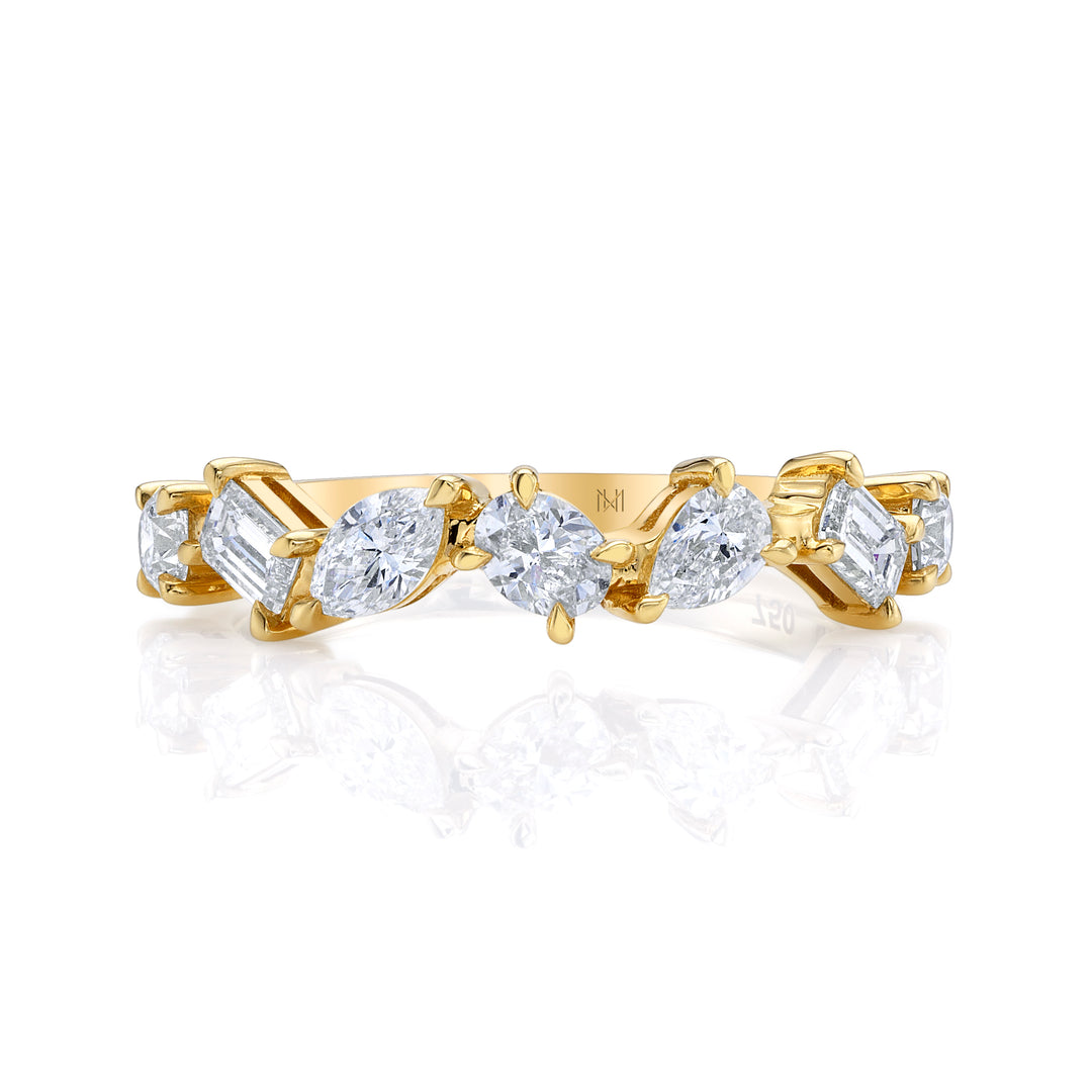 Mixed Shaped Natural Diamond Band