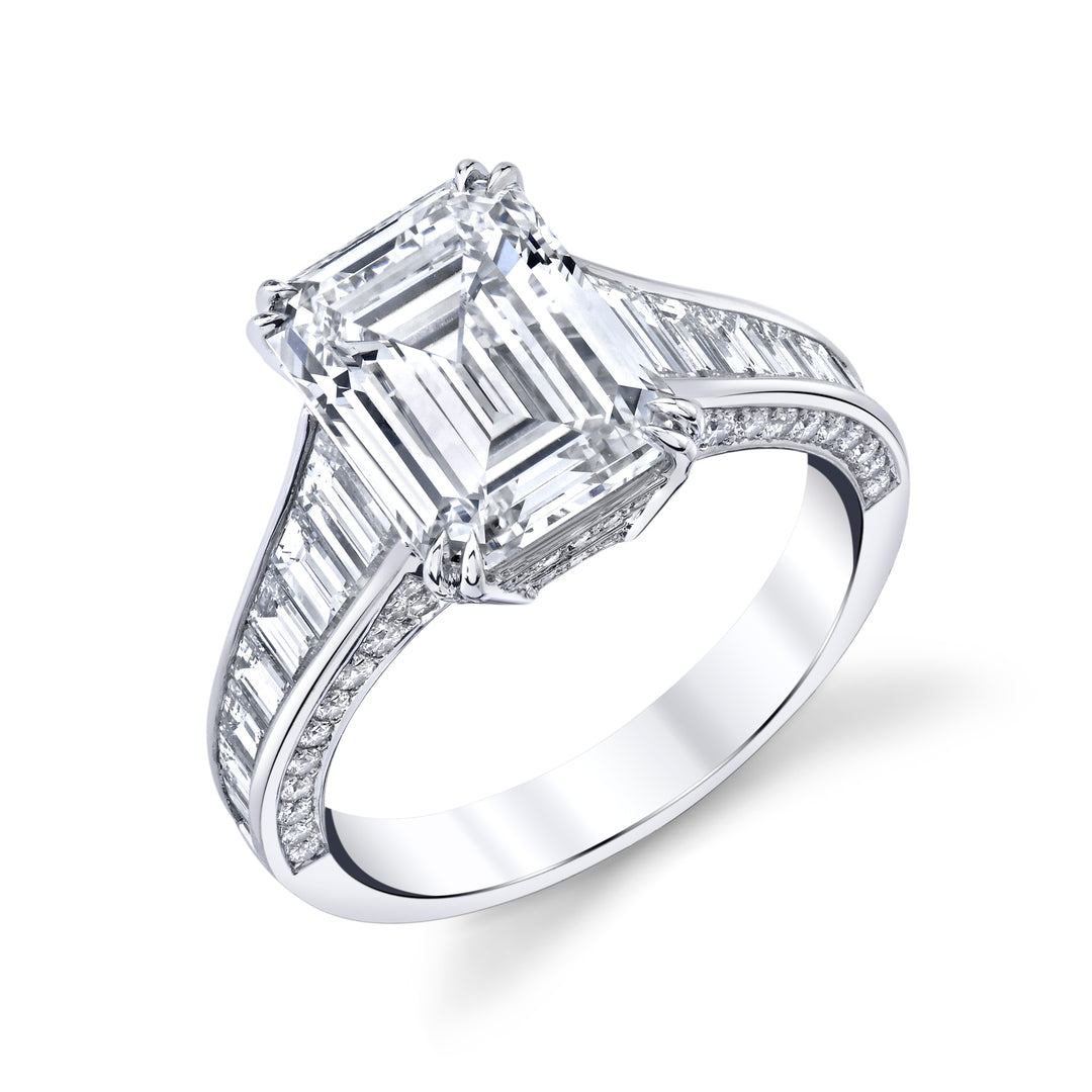 Emerald Cut Diamond Ring