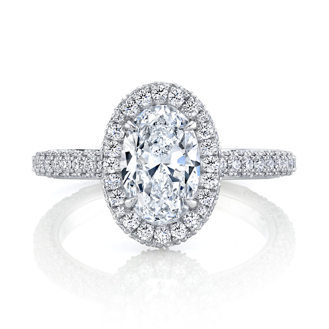 1.50ct Oval Diamond Engagement Ring