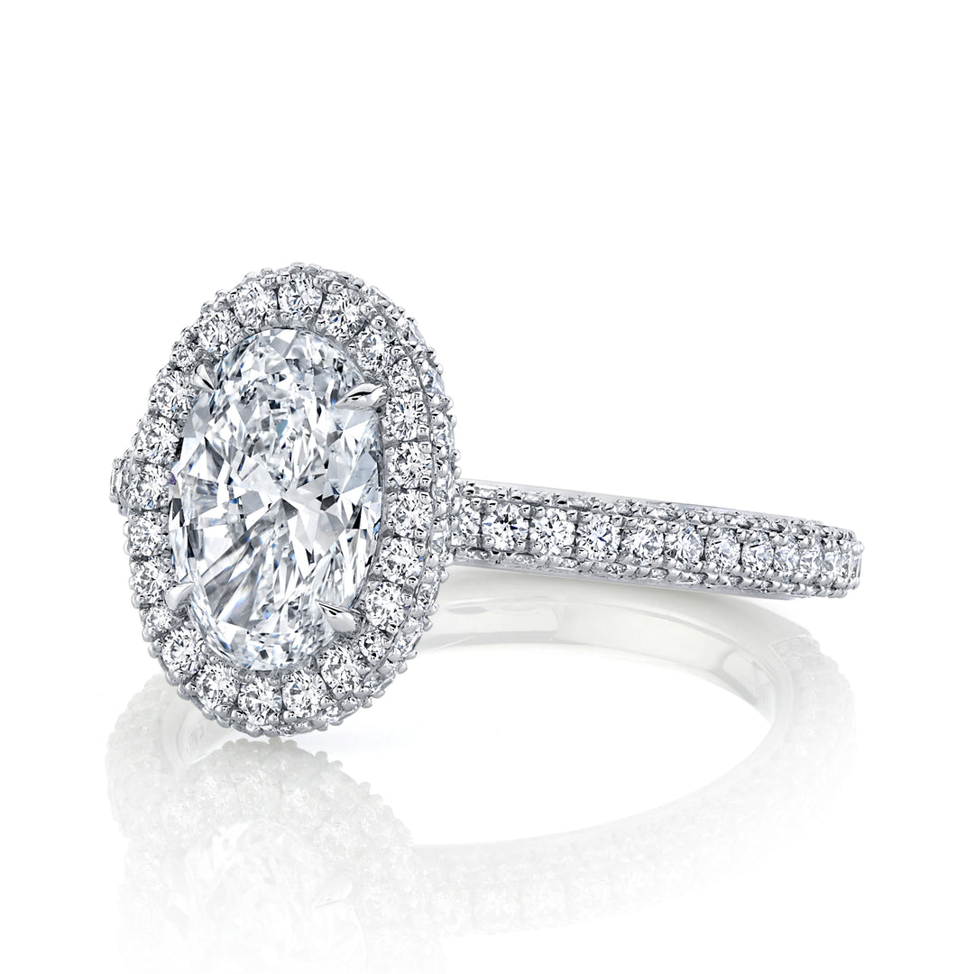 1.50ct Oval Diamond Engagement Ring