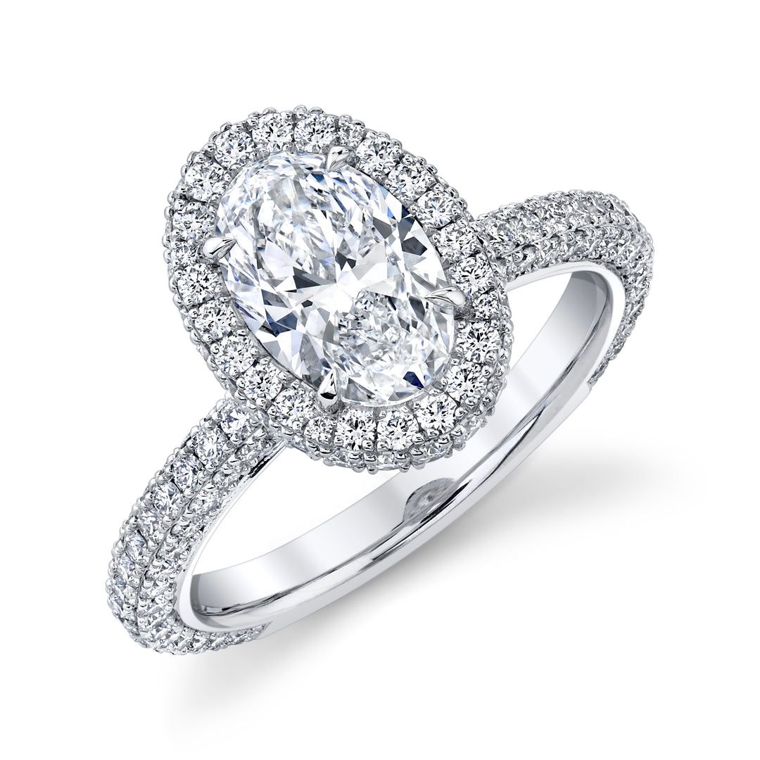 1.50ct Oval Diamond Engagement Ring