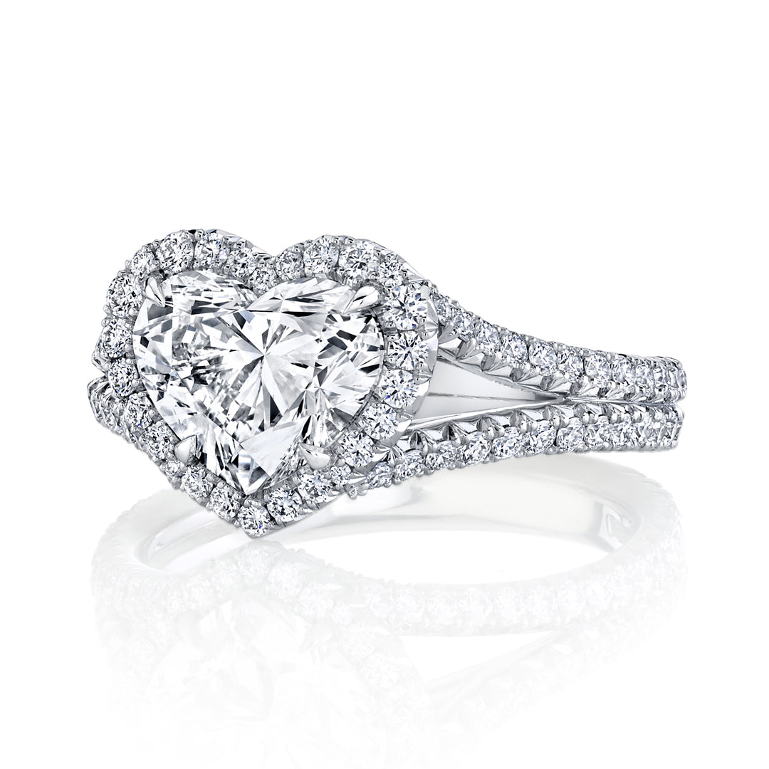 2.00ct Heart Shaped Diamond Ring