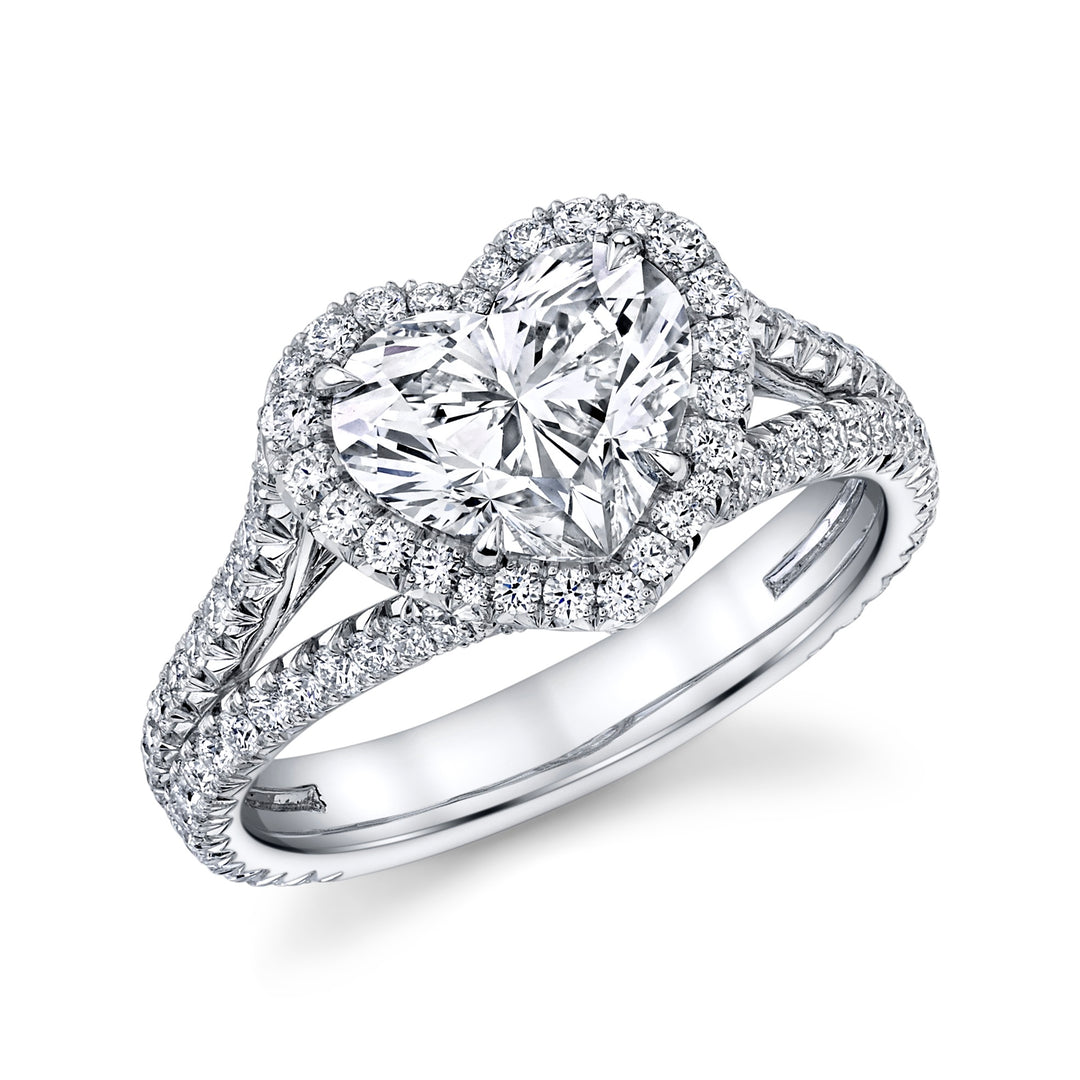 2.00ct Heart Shaped Diamond Ring