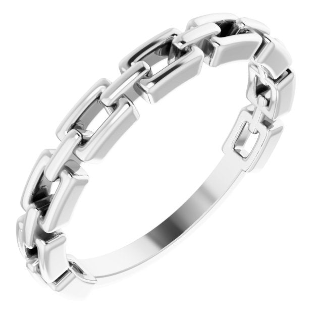 Chain Link Gold Ring