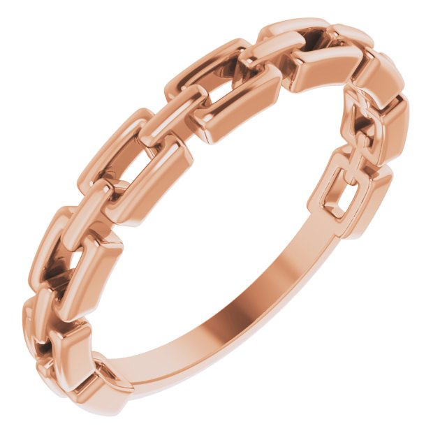 Chain Link Gold Ring