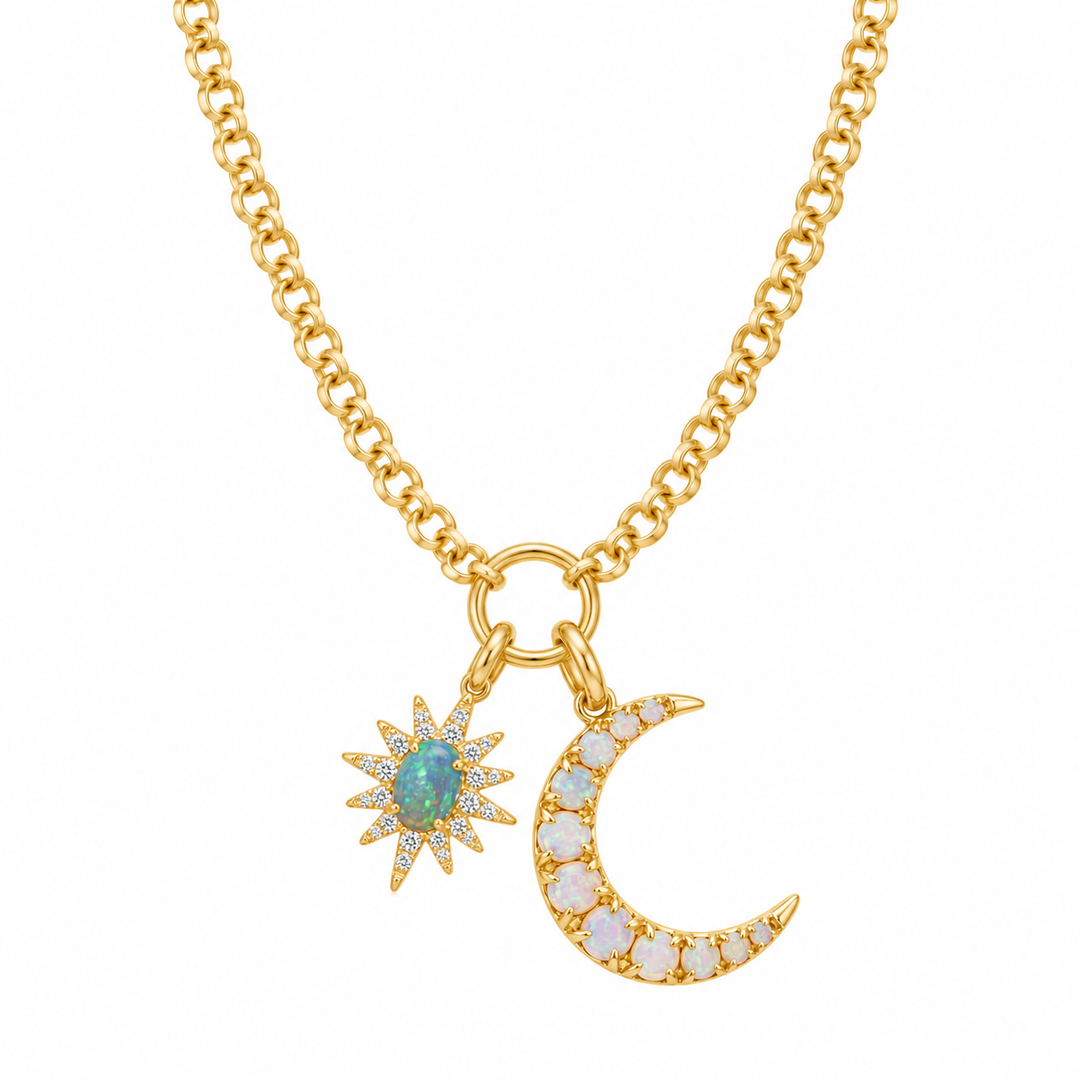 14K Yellow Gold Rolo Chain Necklace