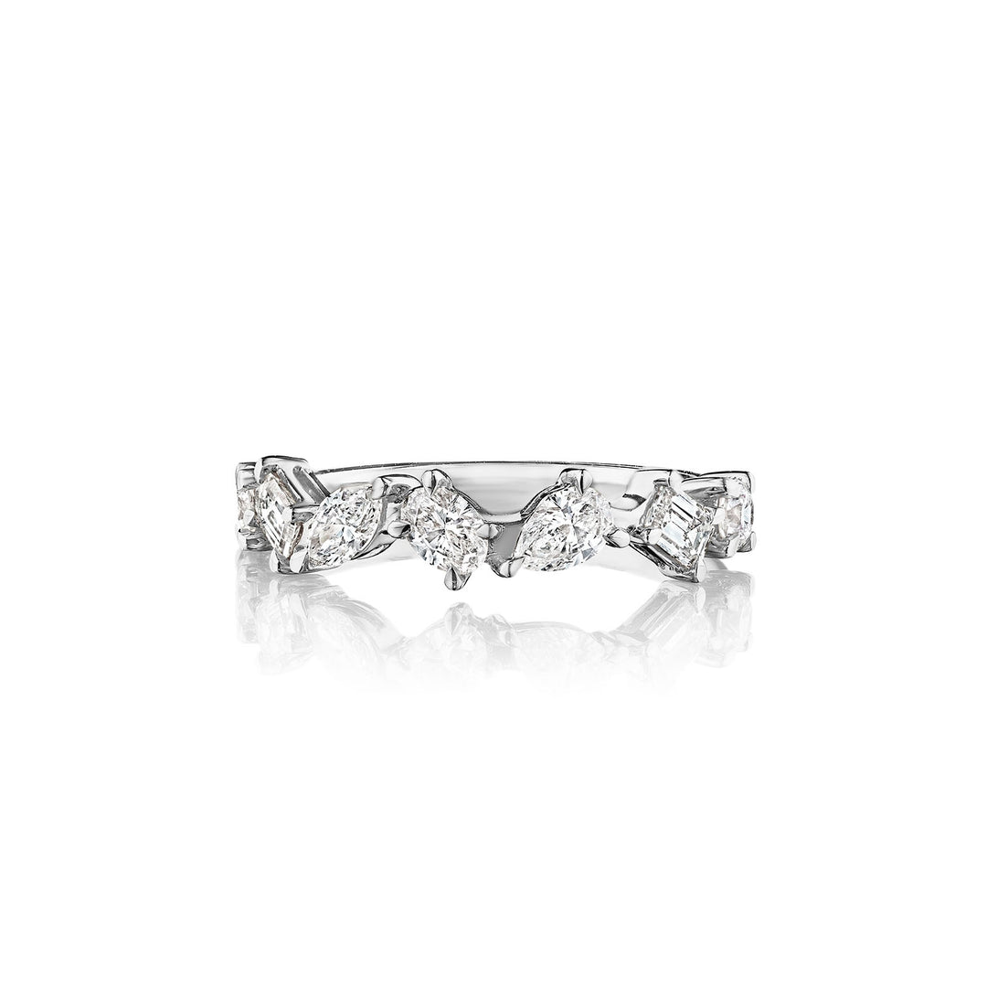 Mixed Shaped Natural Diamond Band