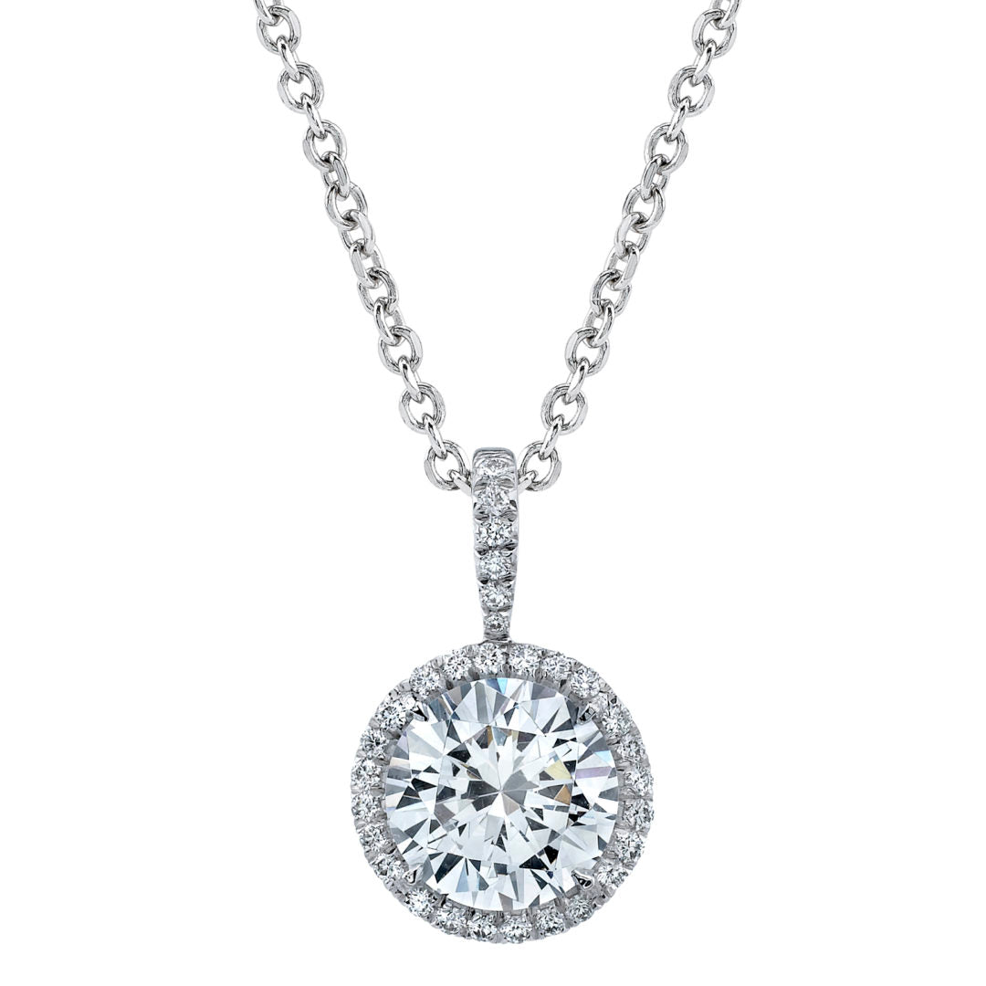 Classic Round Diamond Pendant