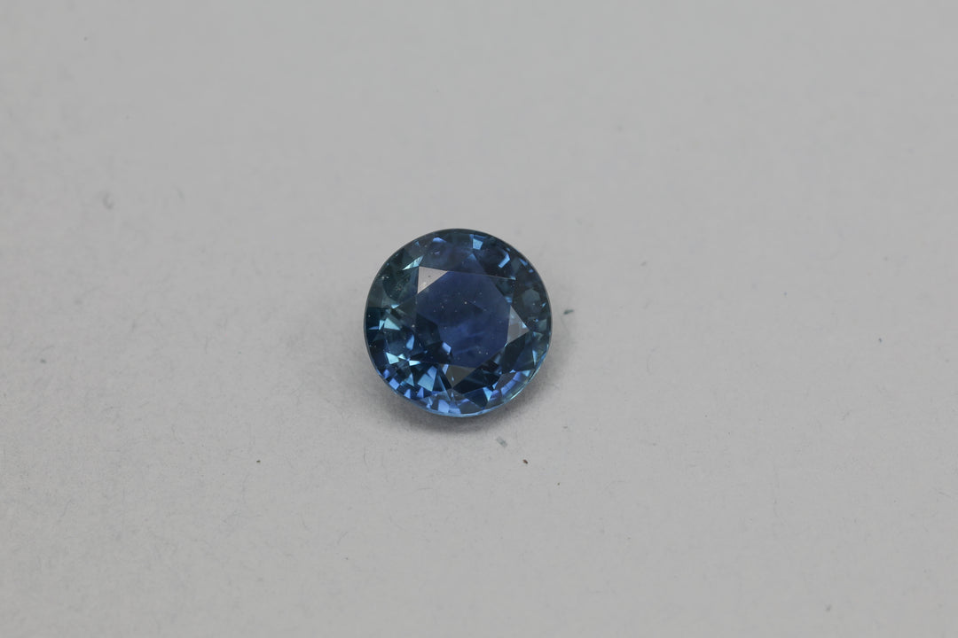 0.95ct Round Blue Montana Sapphire - Loose (#1)