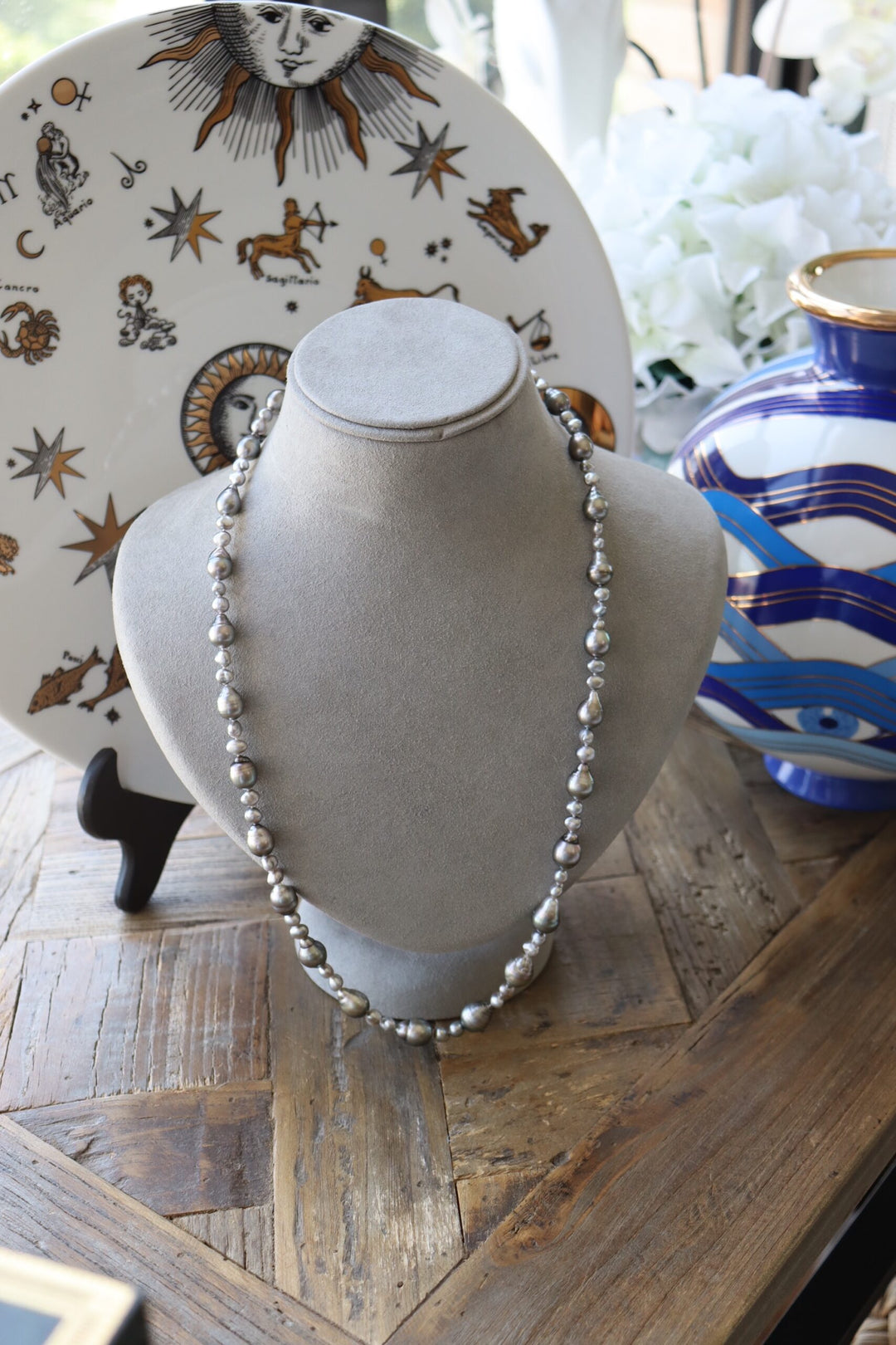 Tahitian Baroque & Keshi Pearl Necklace