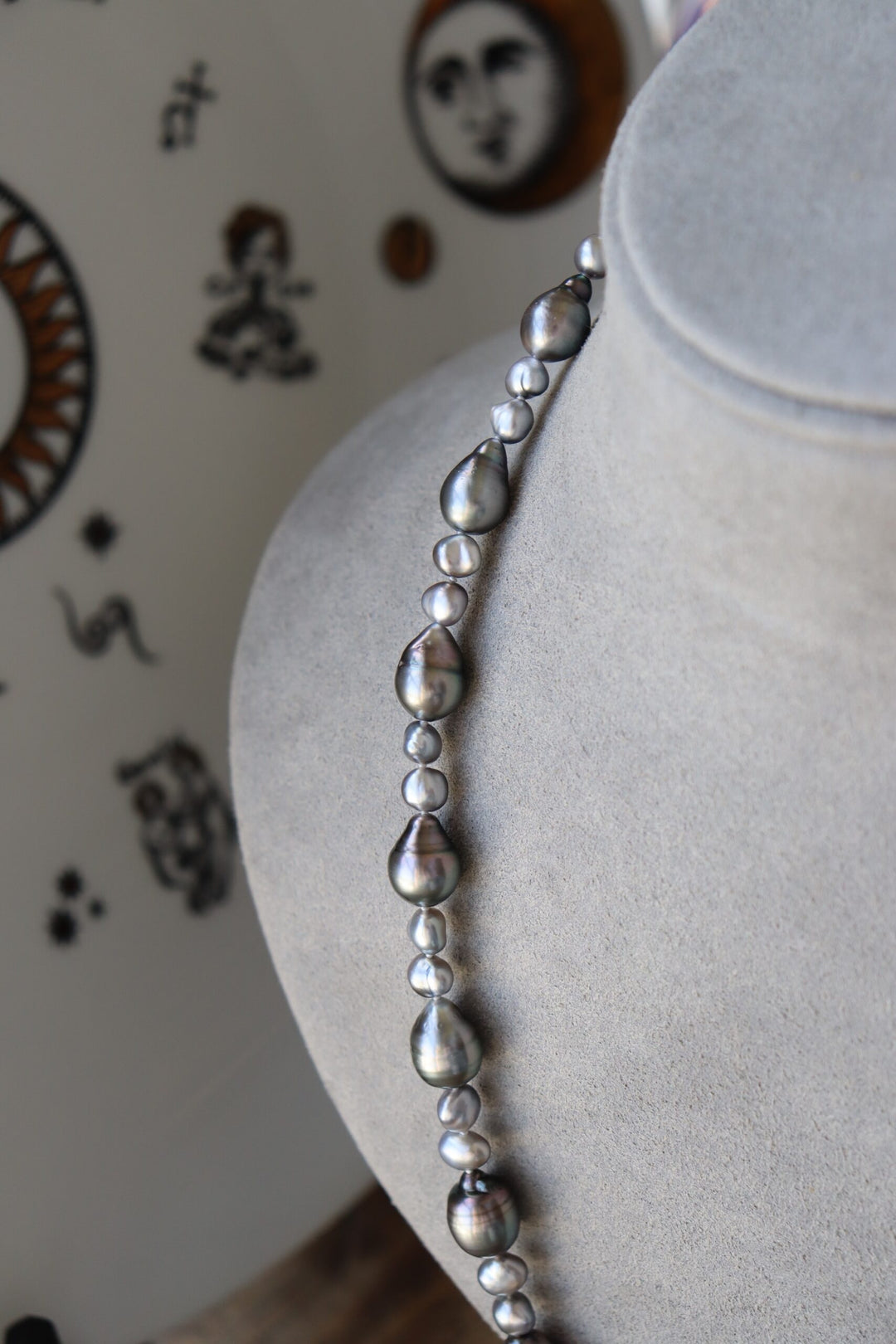 Tahitian Baroque & Keshi Pearl Necklace