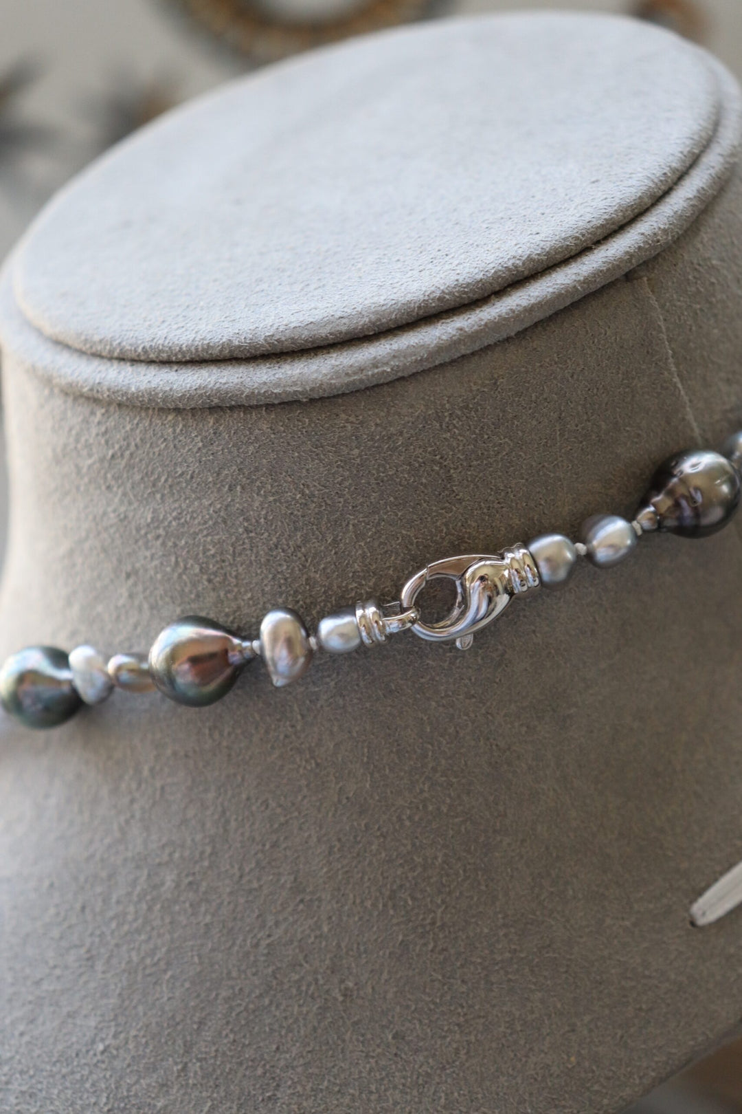 Tahitian Baroque & Keshi Pearl Necklace