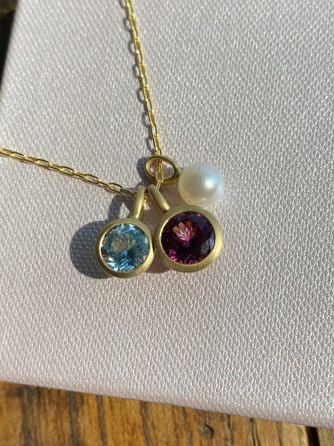 5.25mm Round Pearl Charm Pendant