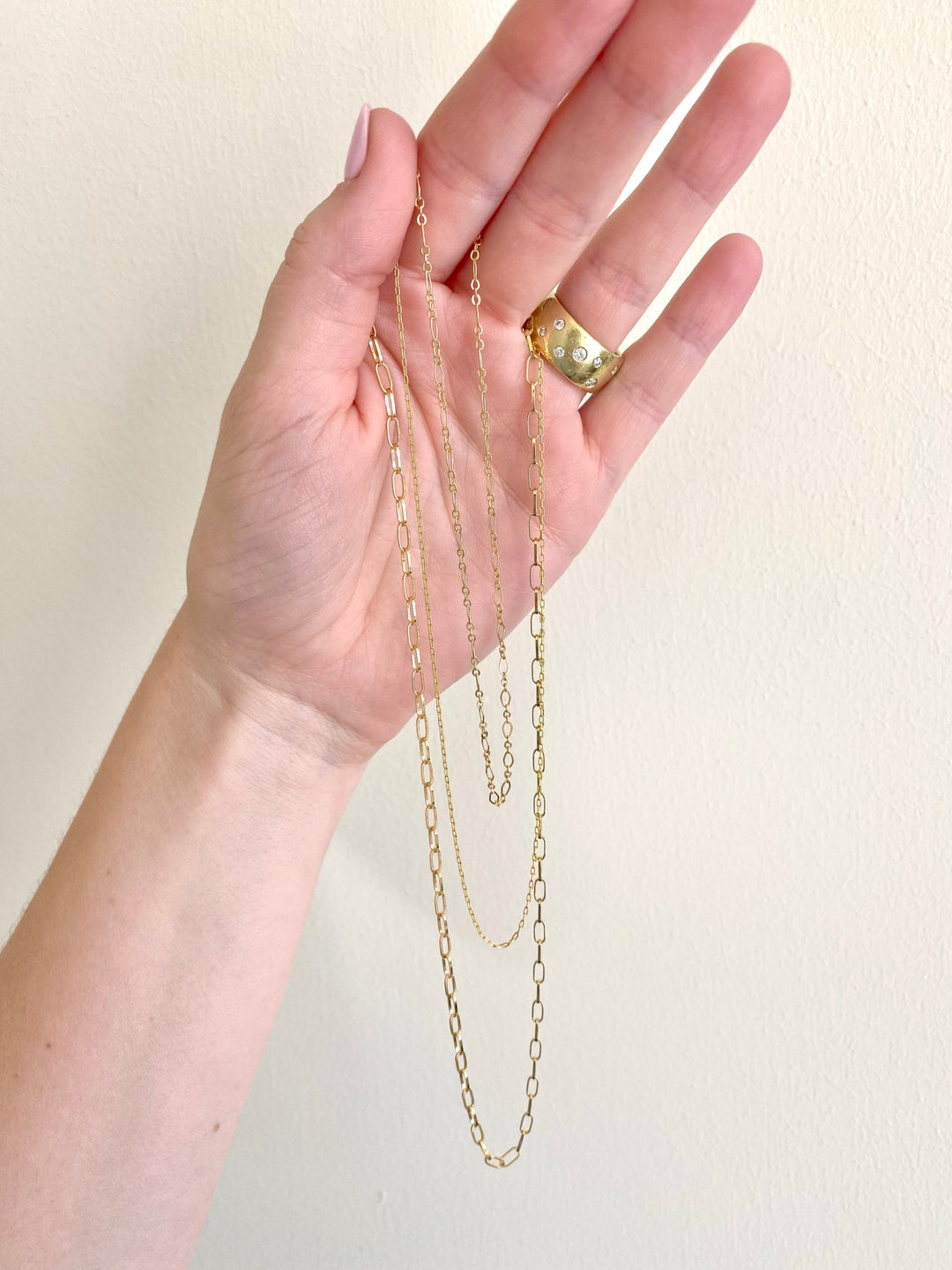 Nicole Mera Dainty 18K Yellow Gold Chains