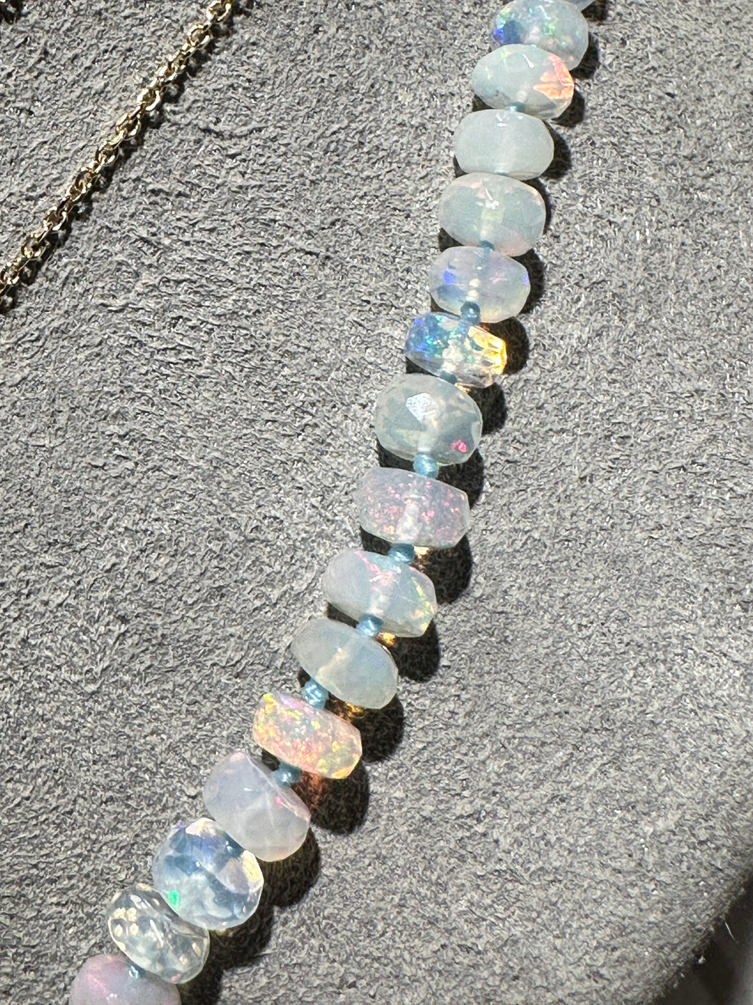 Ethiopian Opal Candy-like Beaded Necklace