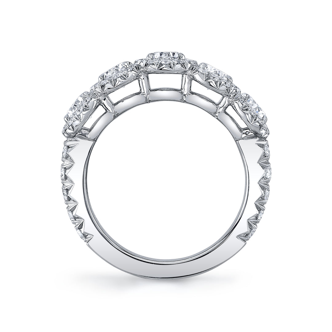 Oval Brilliant Diamond 5-Stone Band