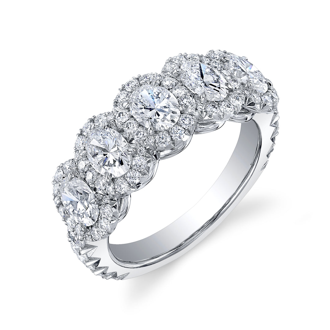 Oval Brilliant Diamond 5-Stone Band