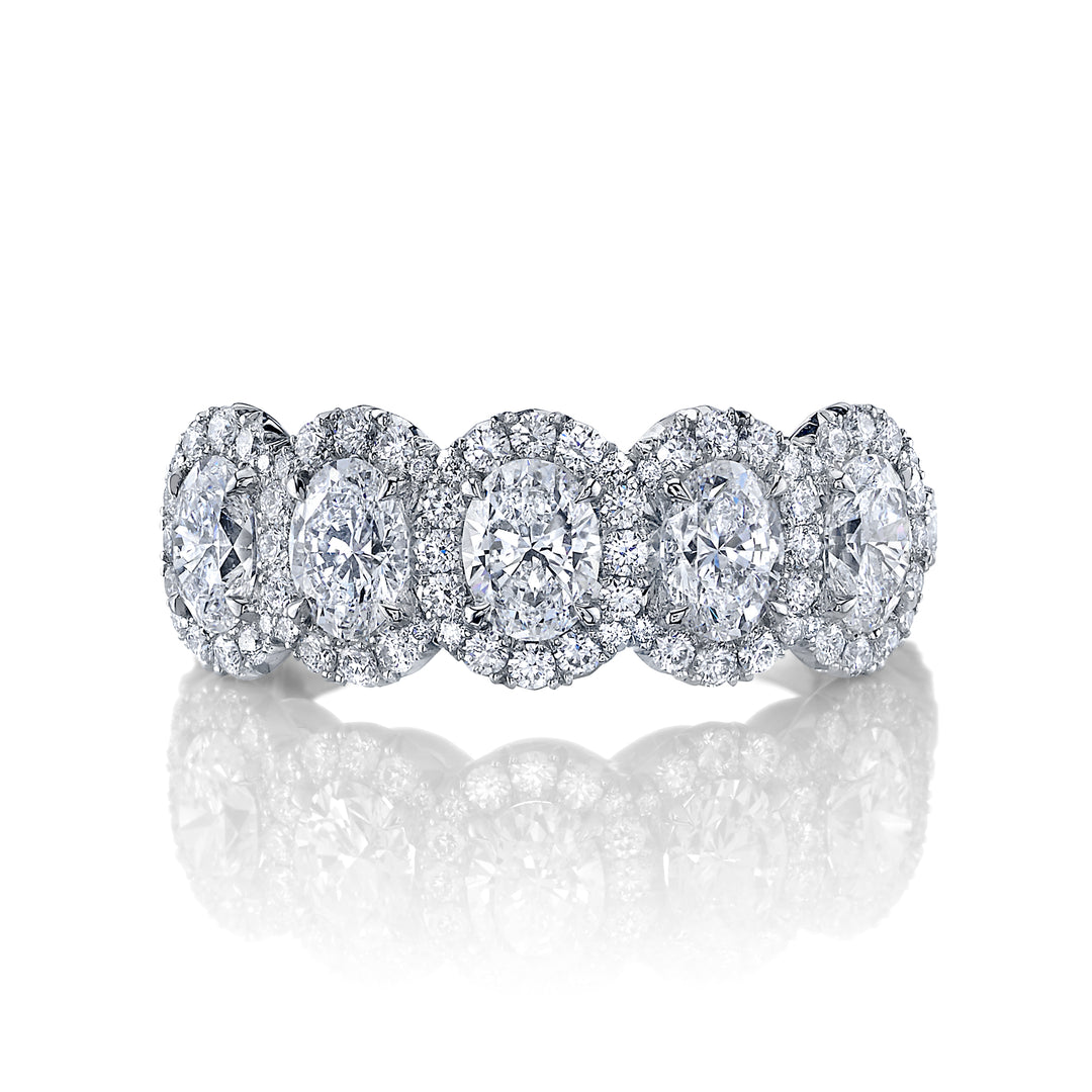 Oval Brilliant Diamond 5-Stone Band