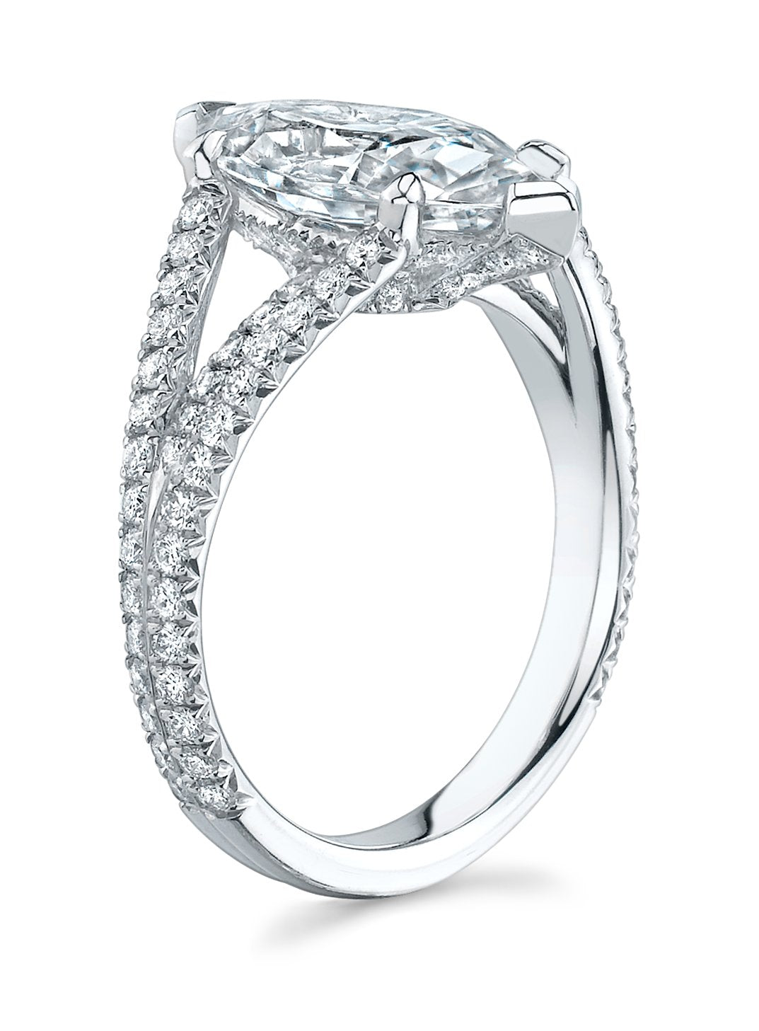 Triple Strand Marquise Diamond Ring