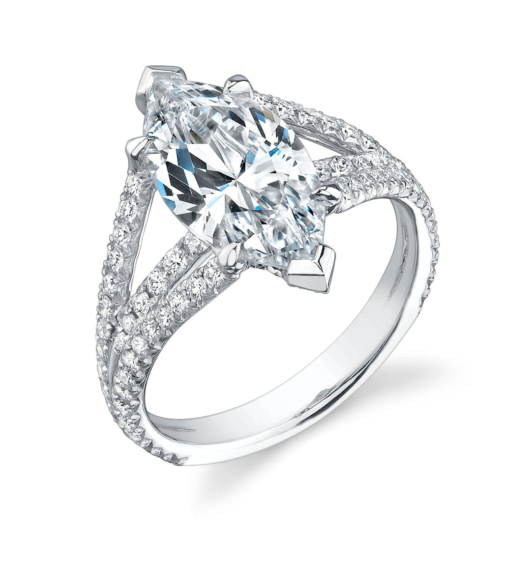 Triple Strand Marquise Diamond Ring