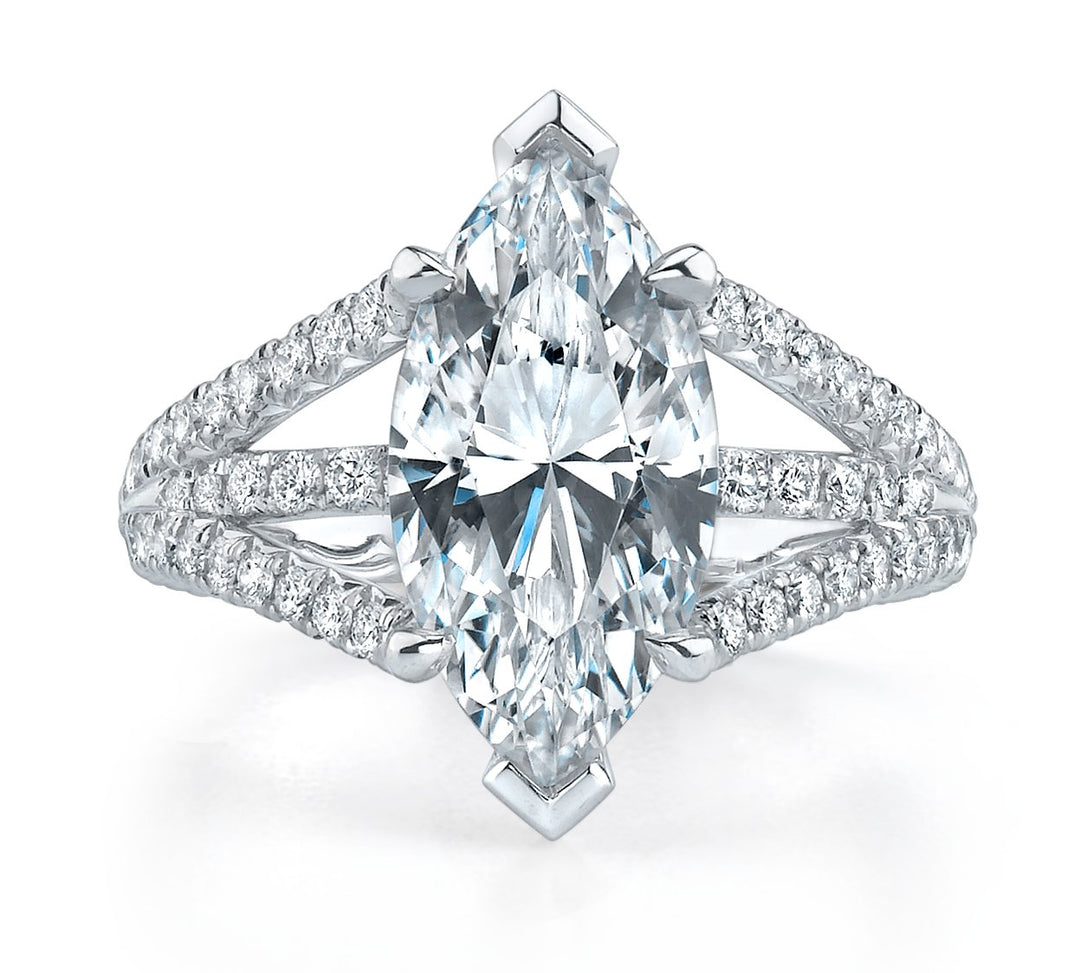 Triple Strand Marquise Diamond Ring