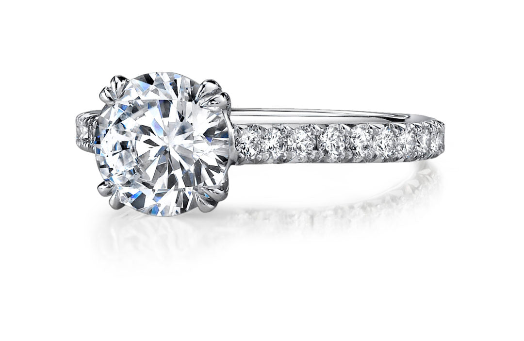 Classic Cathedral Diamond Solitaire Ring