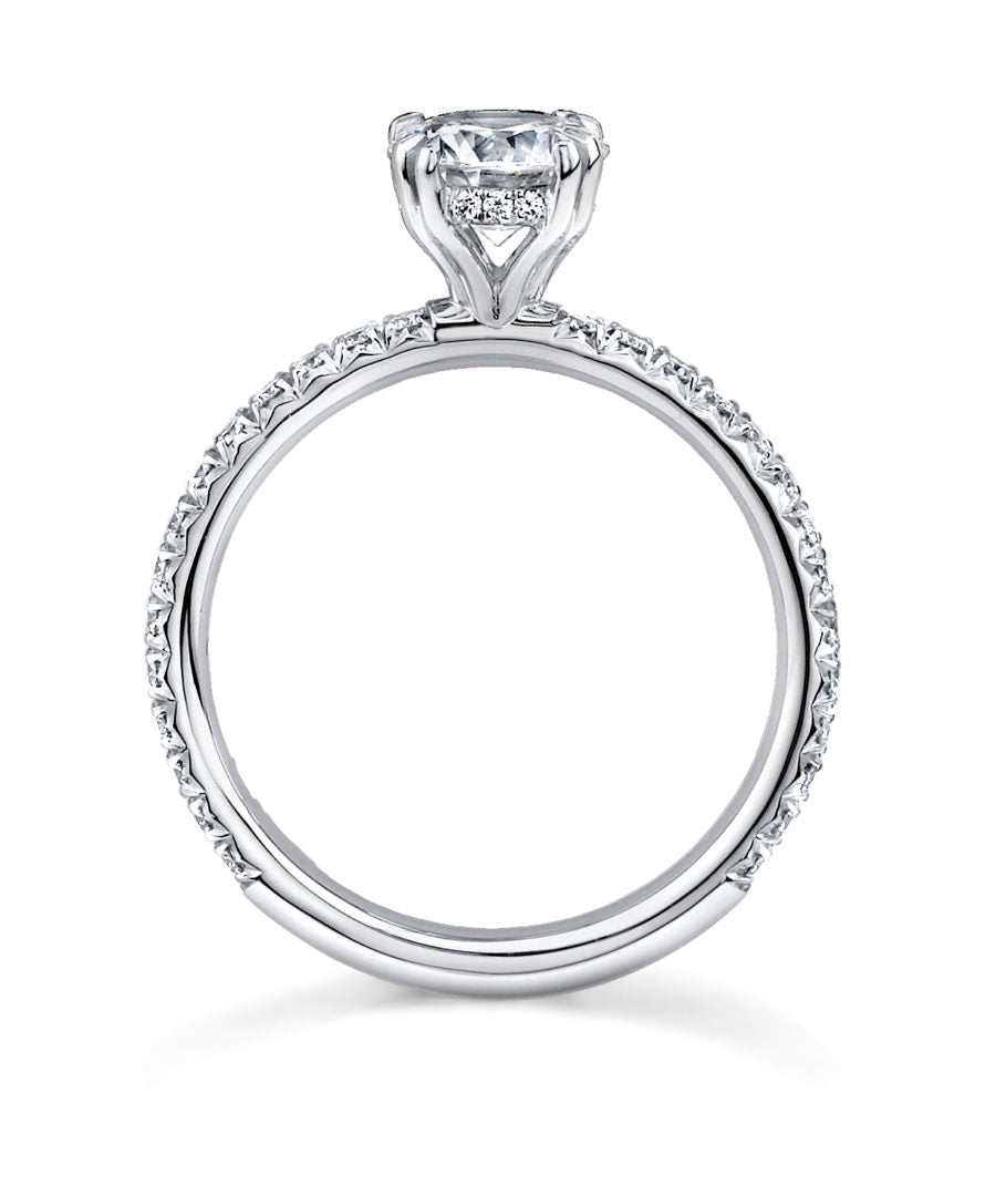 Nicole Mera's Classic Delicate Diamond Solitaire Ring