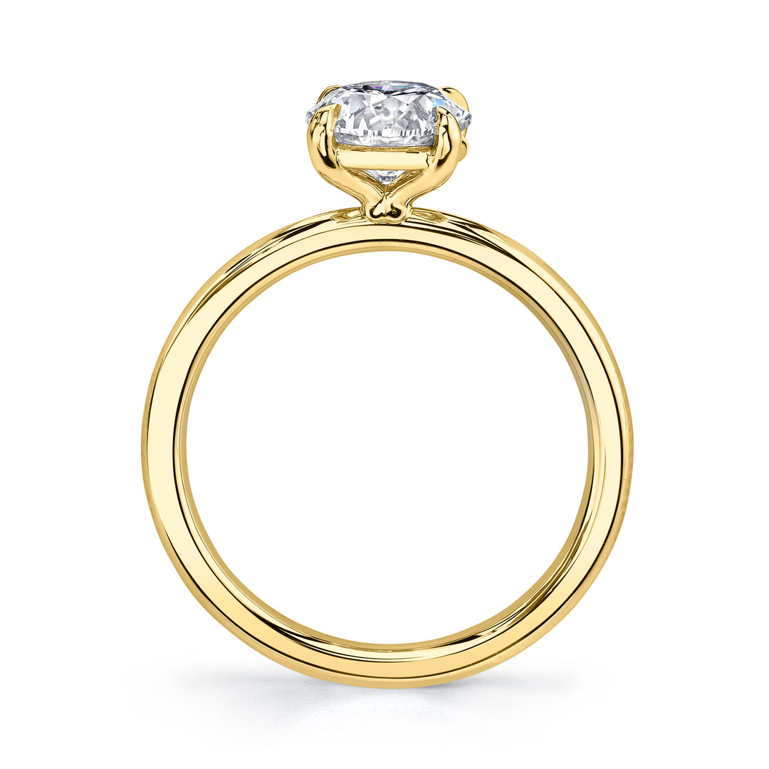 Nicole Mera Classic Dainty Solitaire in 18K Gold