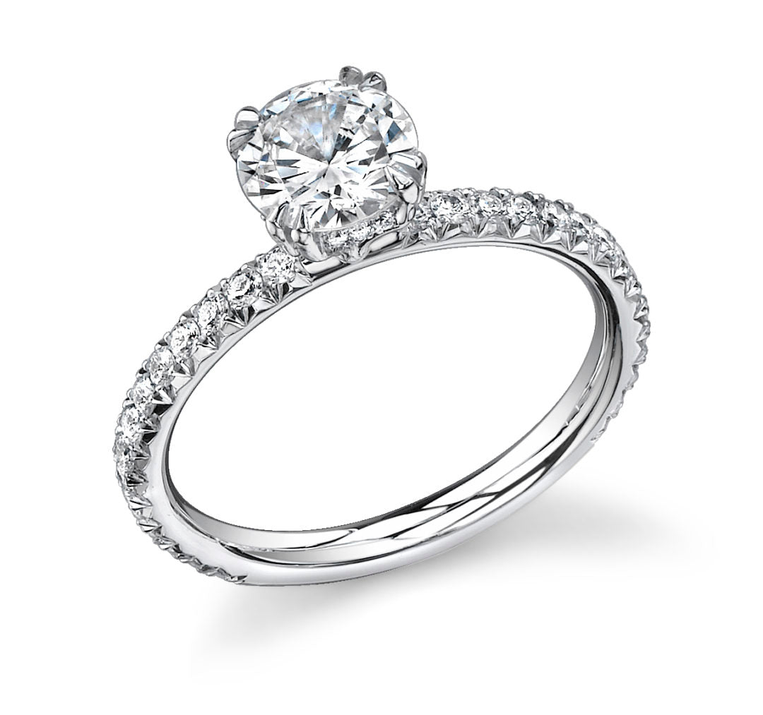 Nicole Mera's Classic Delicate Diamond Solitaire Ring