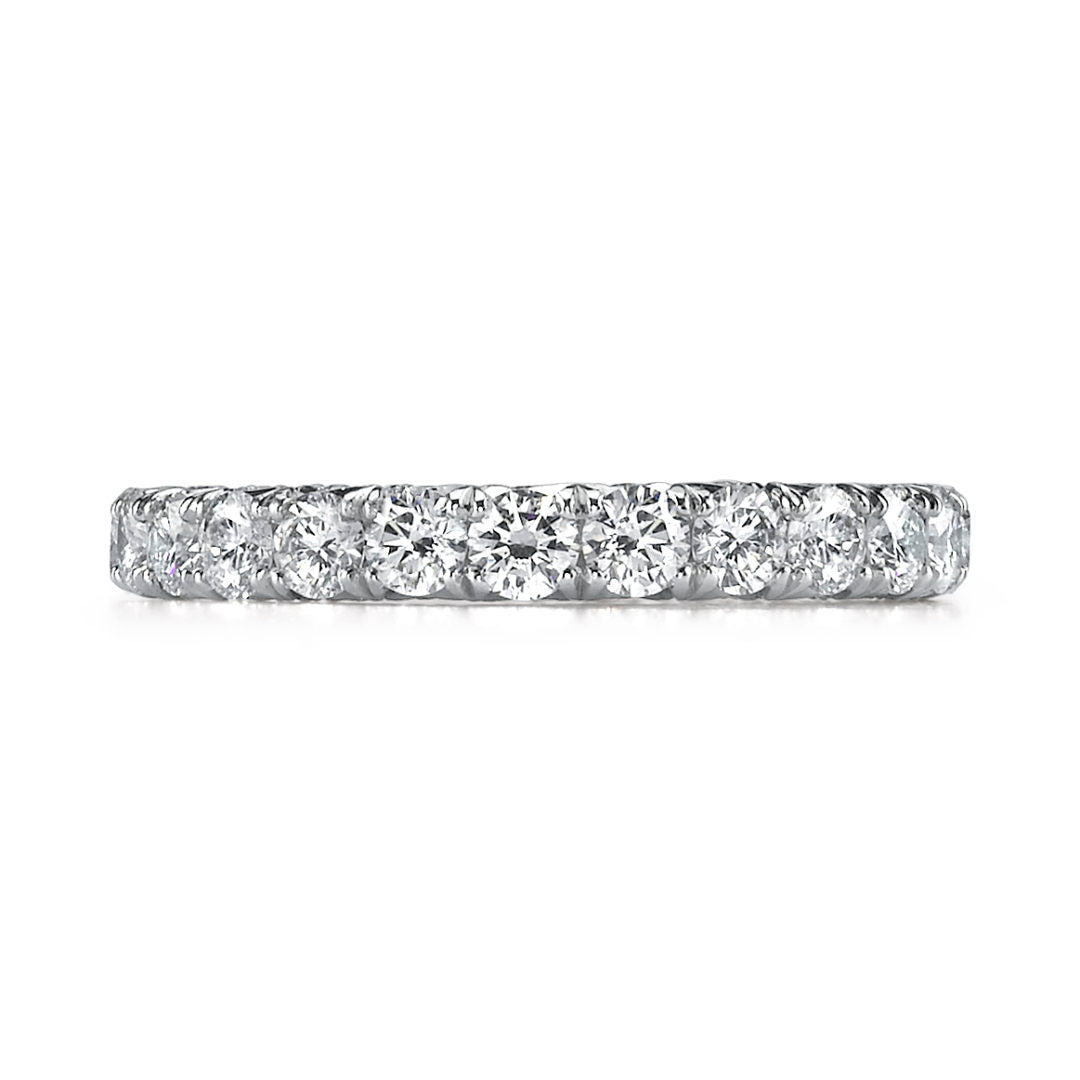 Top & Side "Fishtail-Cut" Diamond Band