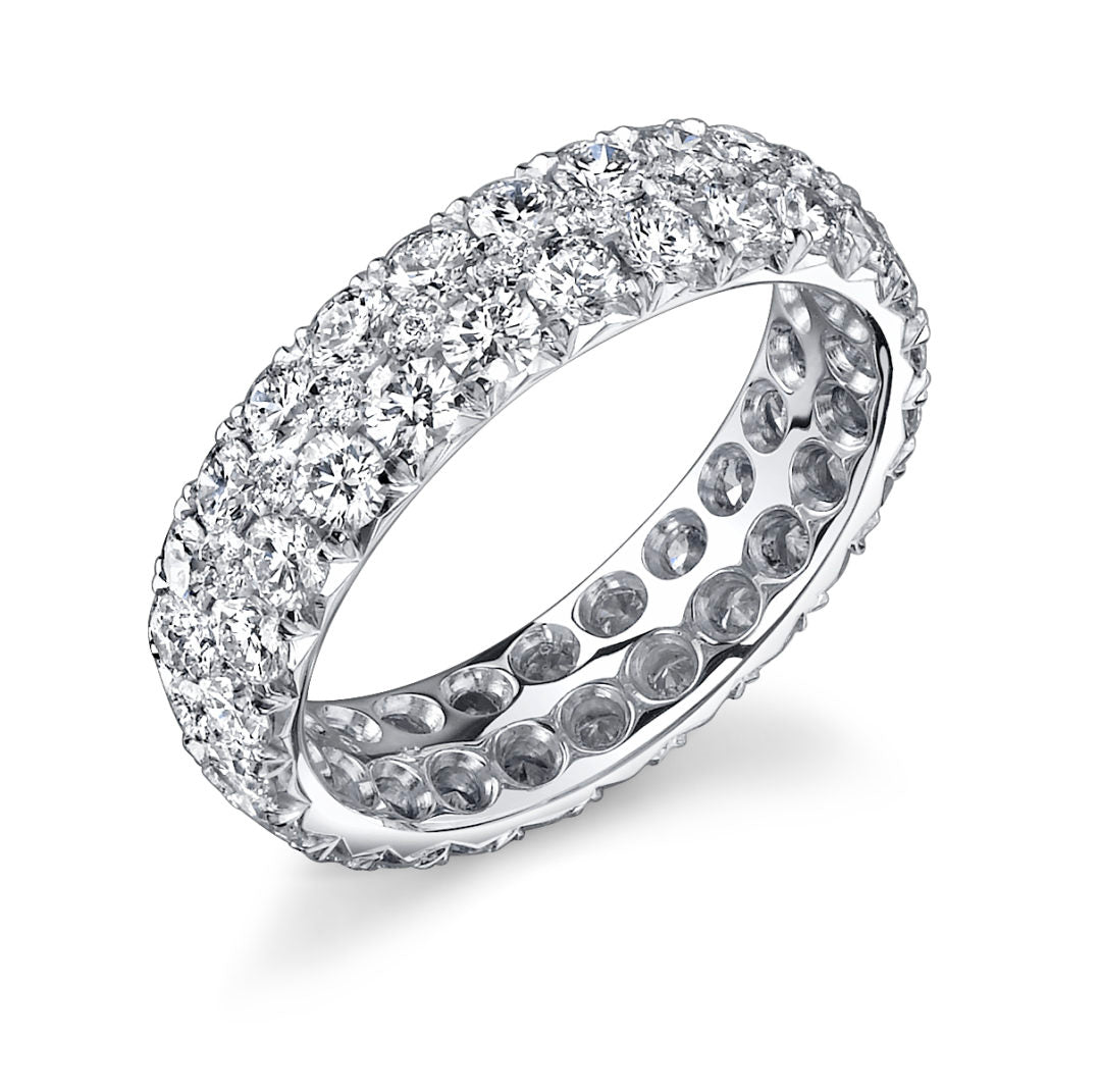 Peek-A-Boo Diamond Eternity Band