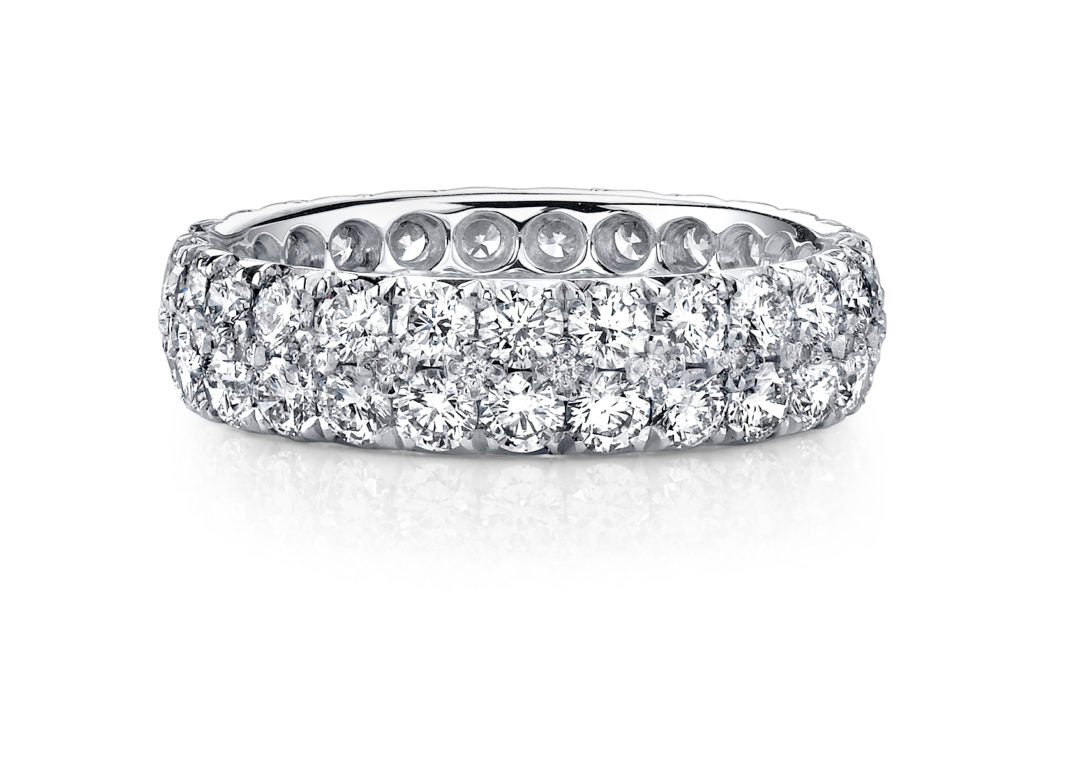 Peek-A-Boo Diamond Eternity Band