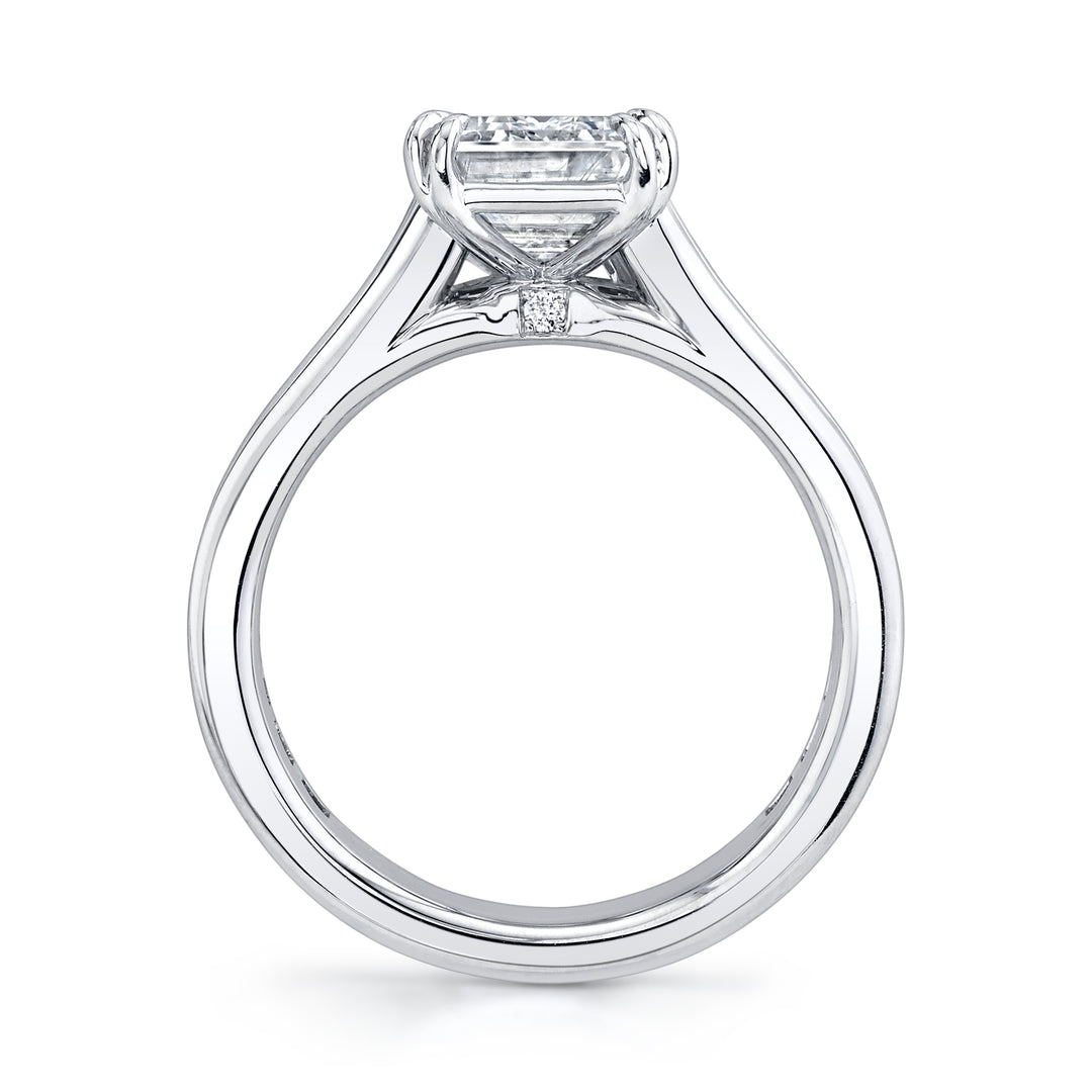 Emerald Cut Diamond Solitaire