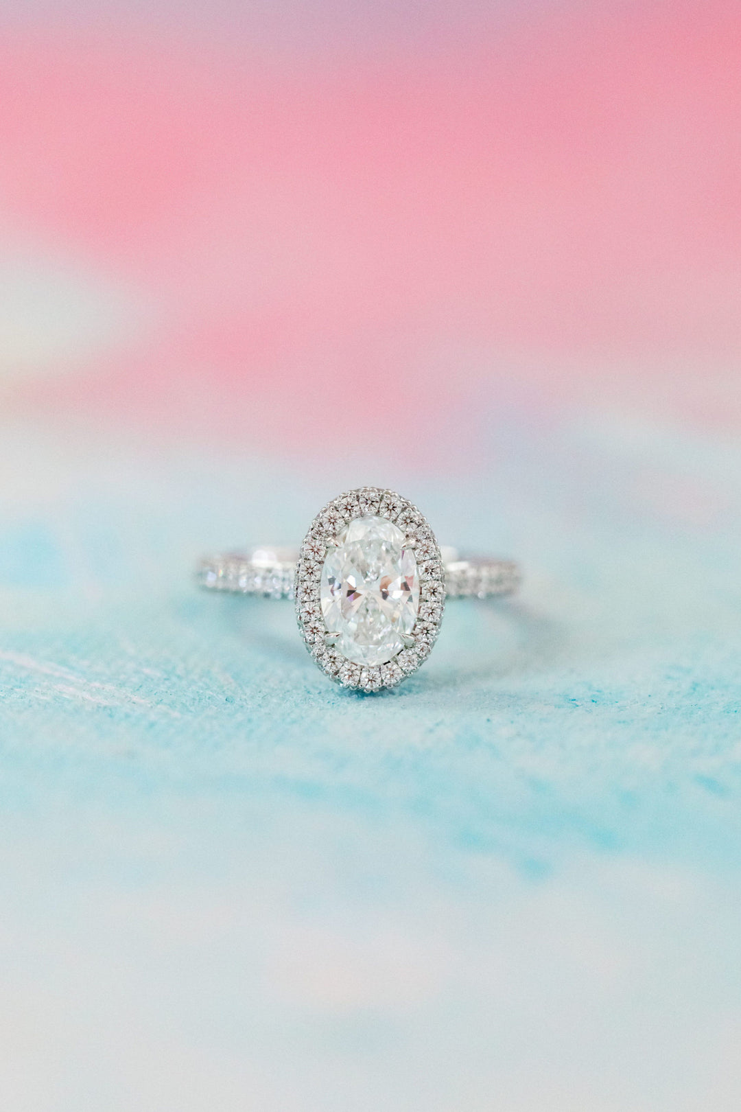 1.50ct Oval Diamond Engagement Ring