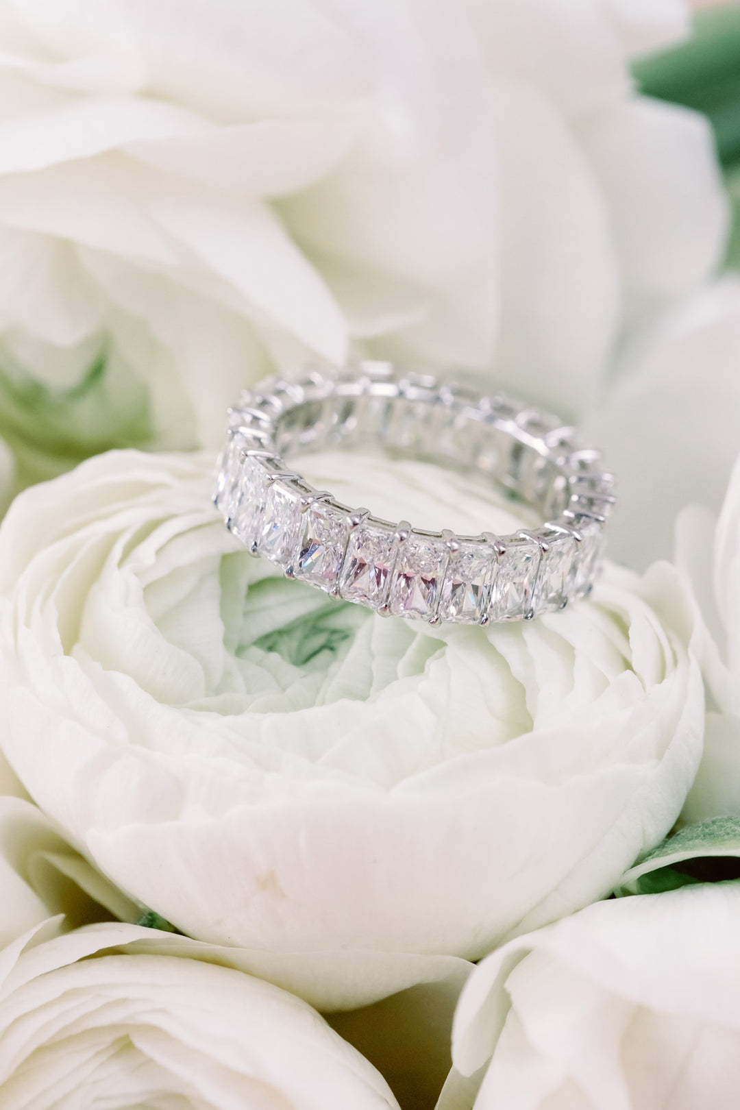 Radiant Diamond Shared Prong Eternity Band