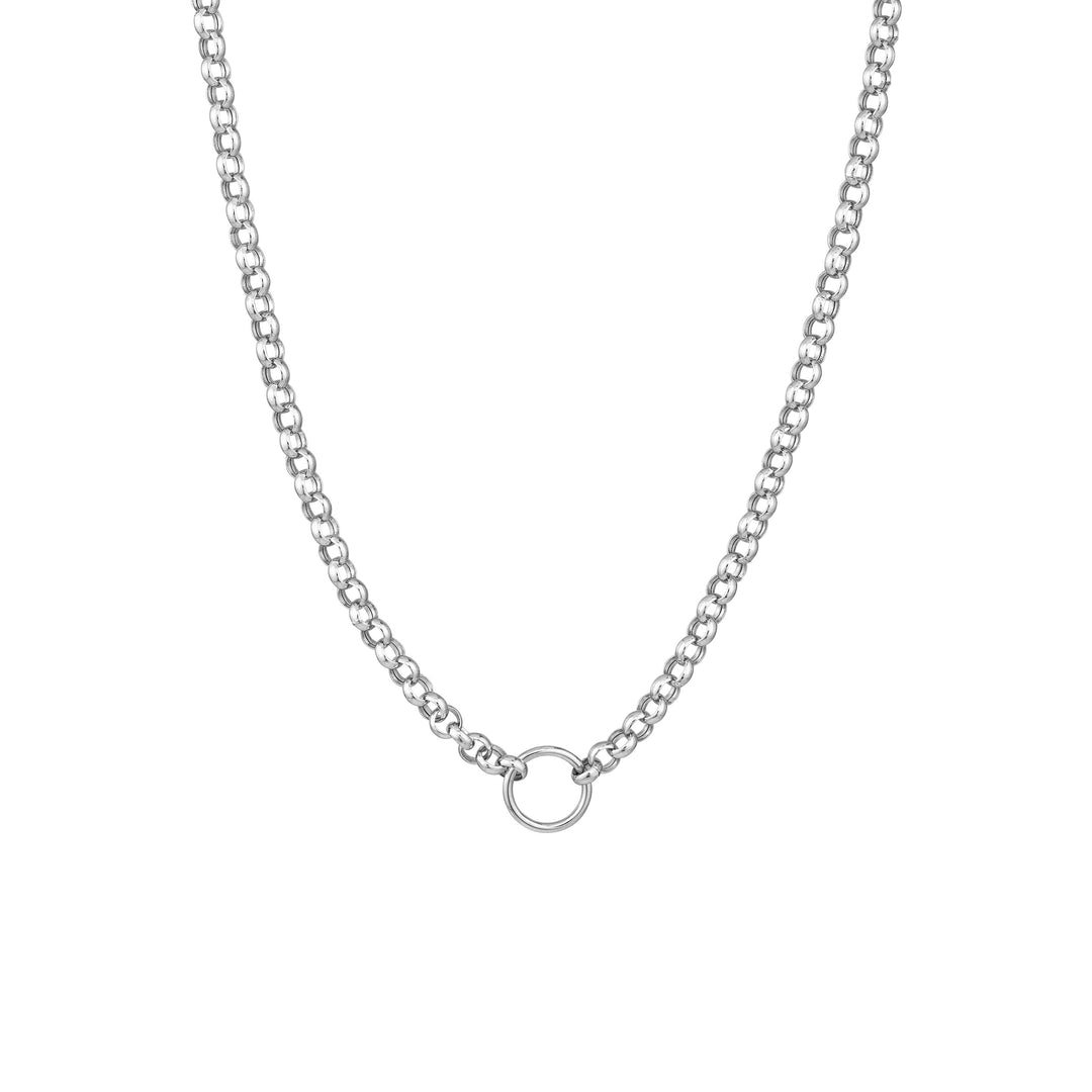 14K Yellow Gold Rolo Chain Necklace